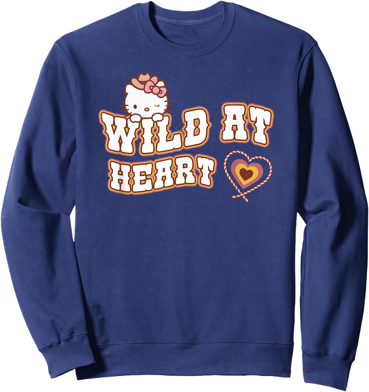 Hello Kitty Wild At Heart Sweatshirt - Sweatshirt | Navy