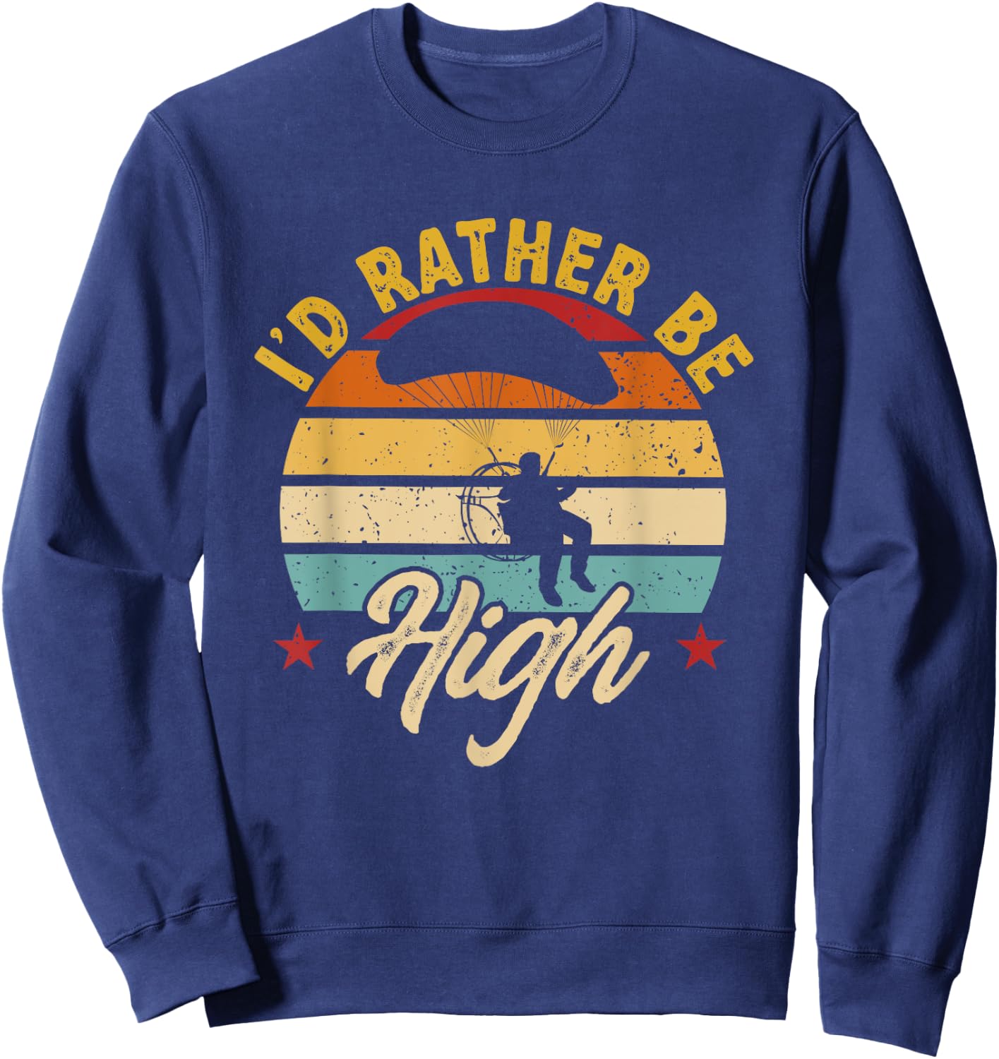 Paramotoring Powered Paraglider PPG Paramotor Sweatshirt - Sweatshirt | Navy