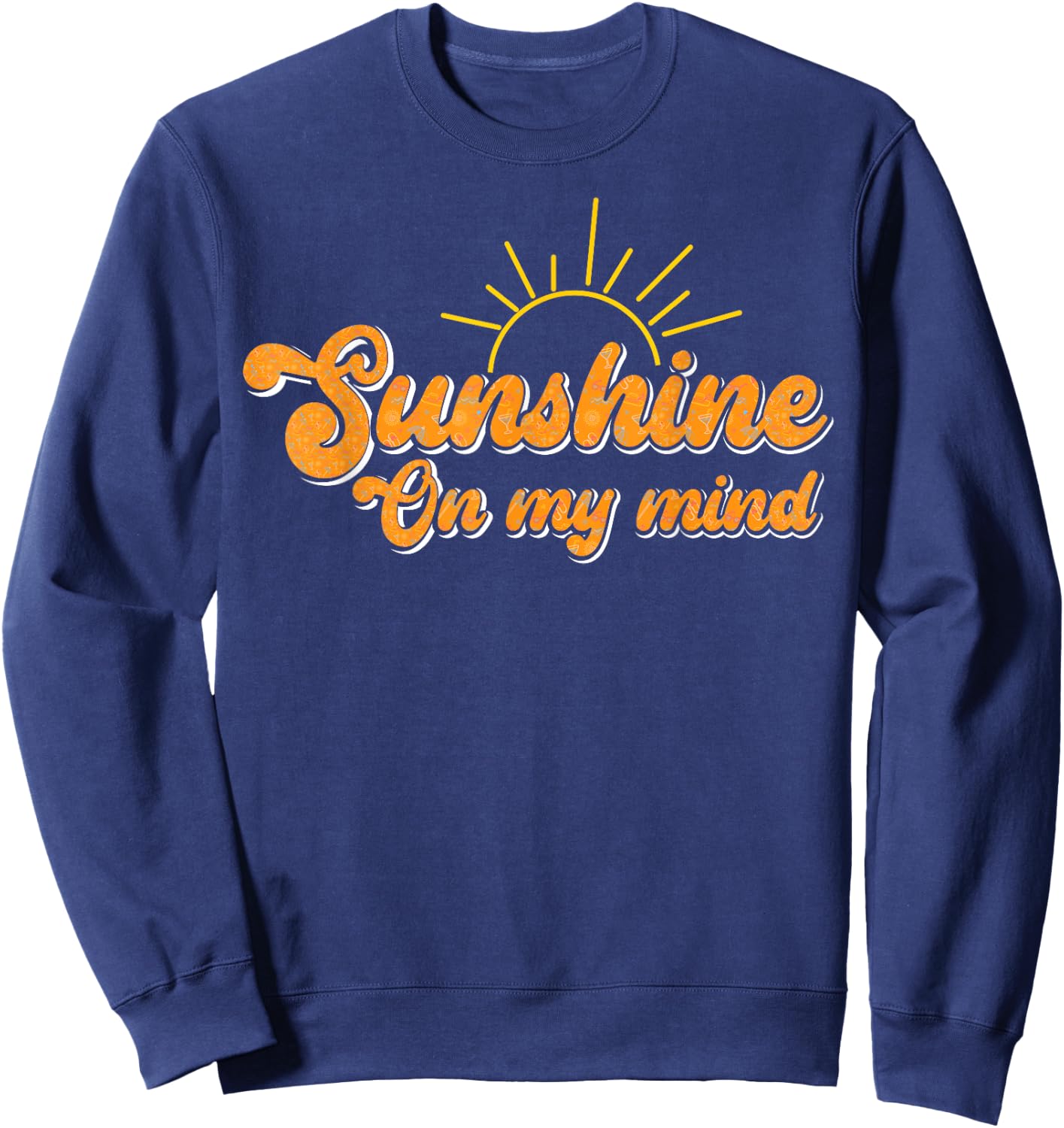 Sunshine On My Mind Sweatshirt - Sweatshirt | Navy
