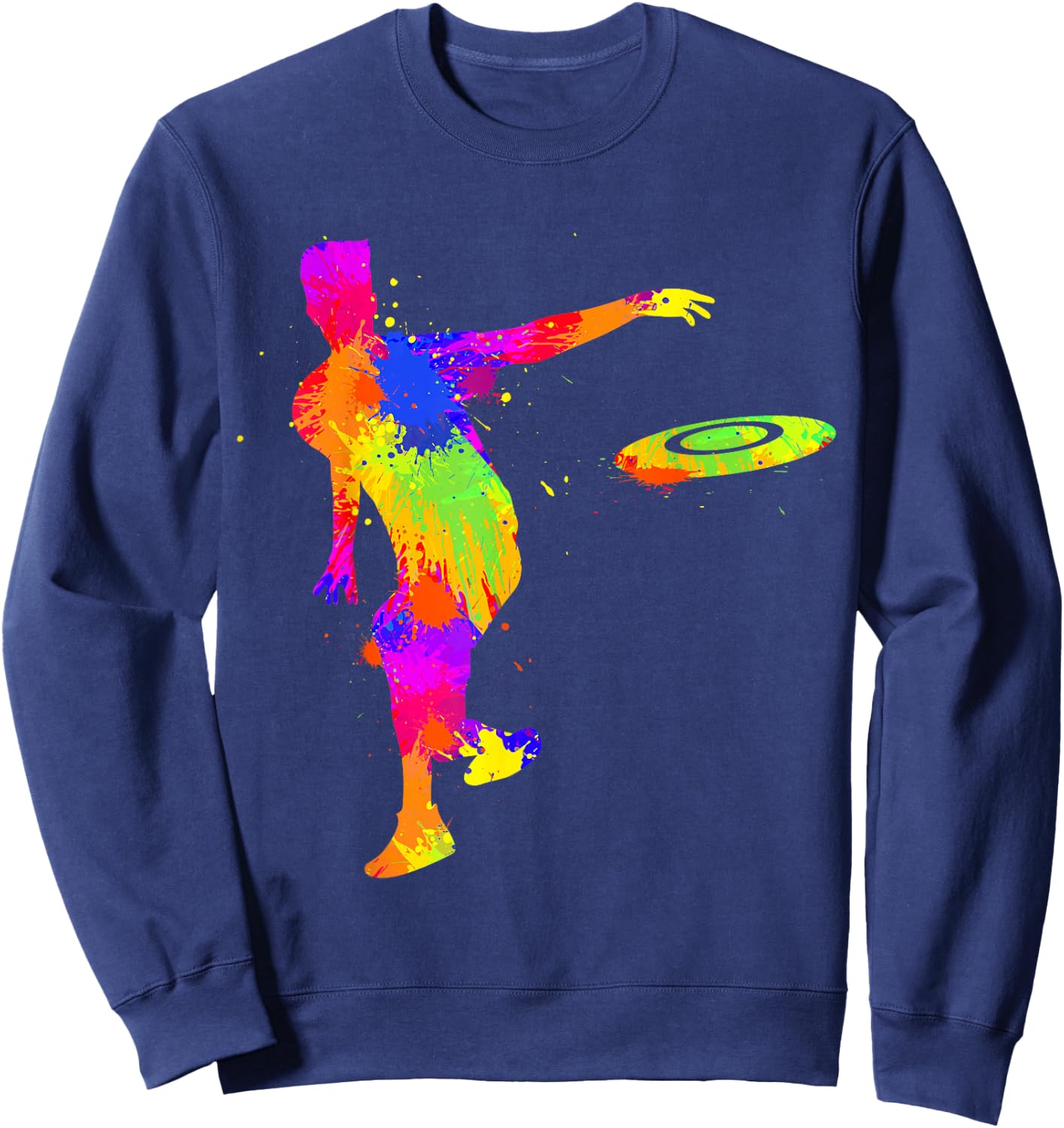 Disc Golf Disc Golf Frisbee Sweatshirt - Sweatshirt | Navy
