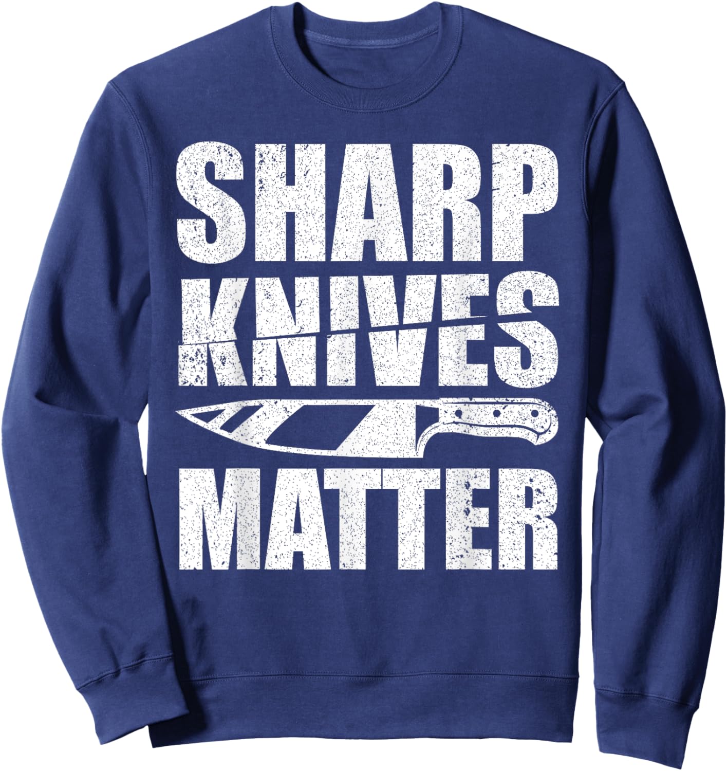 Funny Chef Design Women Cooking Lover Culinary Cook Sweatshirt - Sweatshirt | Navy