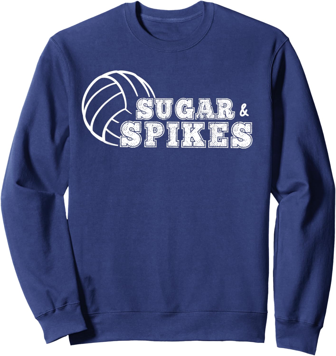 Sugar and Spikes Volleyball Sweatshirt - Sweatshirt | Navy