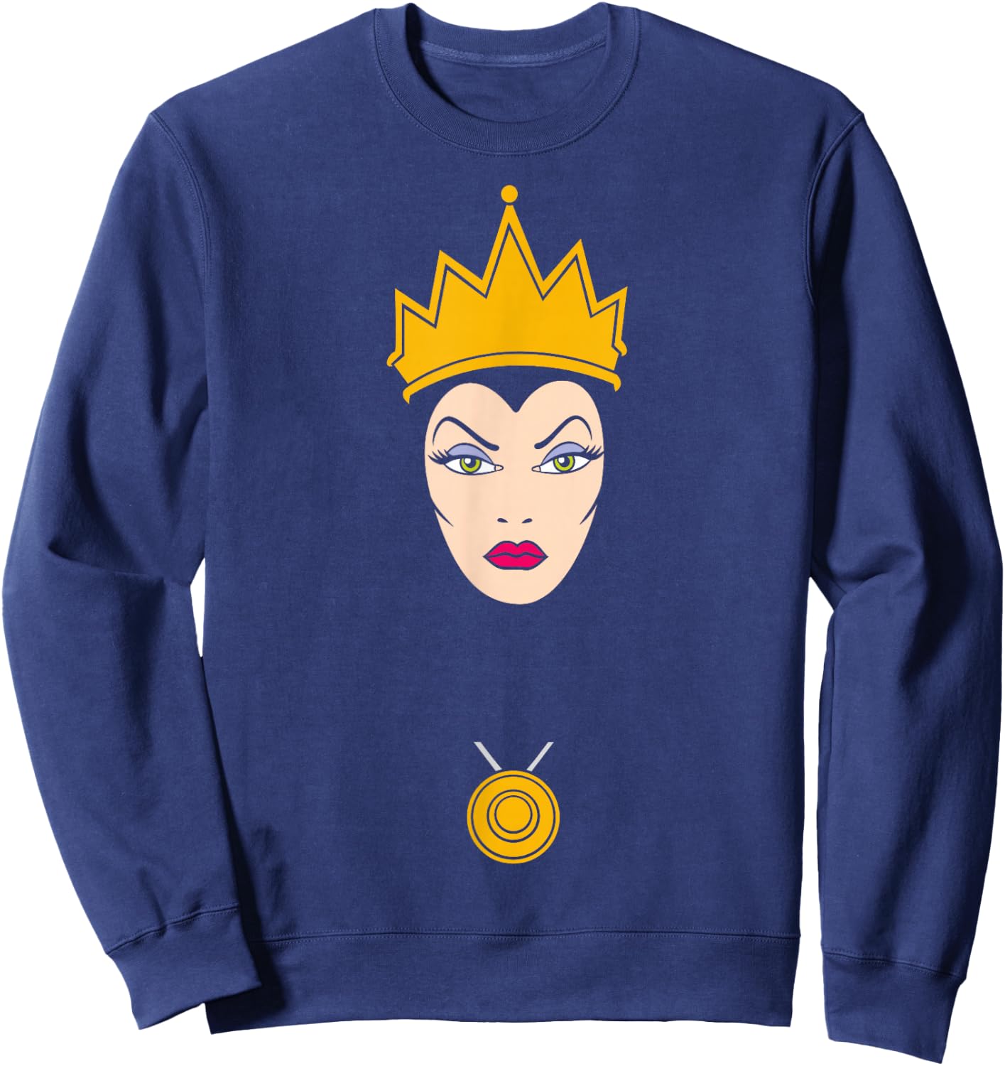 Disney Villains Evil Queen Big Face Sweatshirt - Sweatshirt | Navy