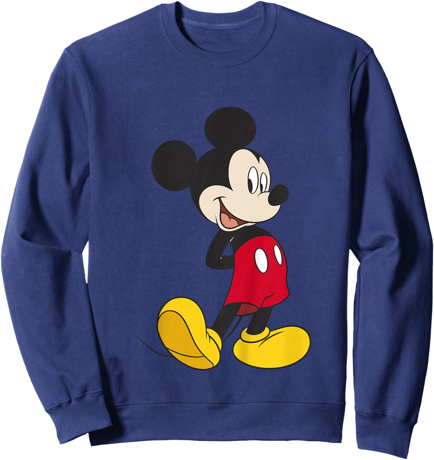 Kids Disney Mickey and Friends Mickey Mouse Classic Pose Youth Sweatshirt - Sweatshirt | Navy