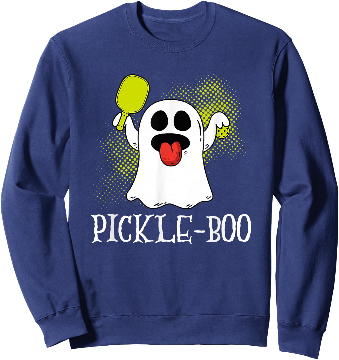 Pickleball Halloween Costume Pickleball Lover Trick Or Treat Sweatshirt - Sweatshirt | Navy