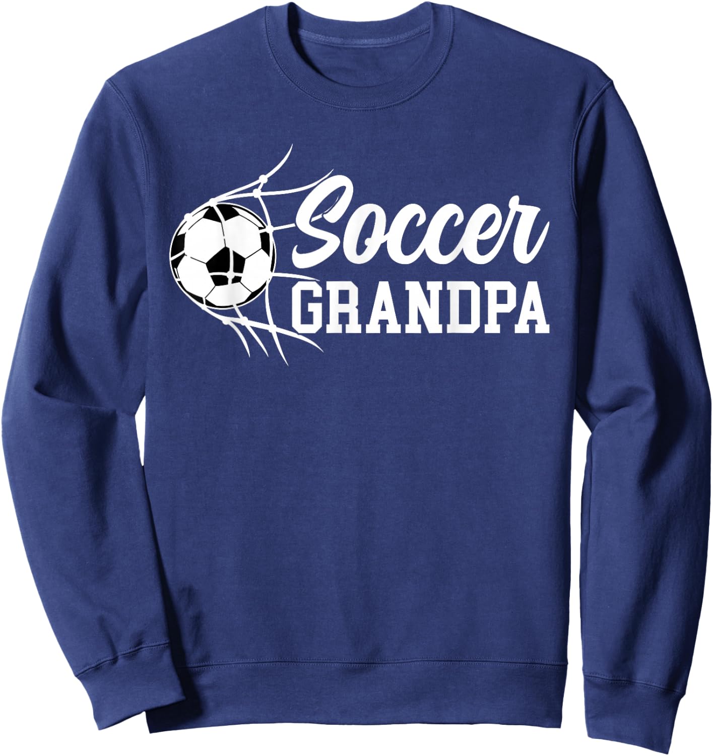 Soccer Grandpa Of A Soccer Player Grandfather Sweatshirt - Sweatshirt | Navy
