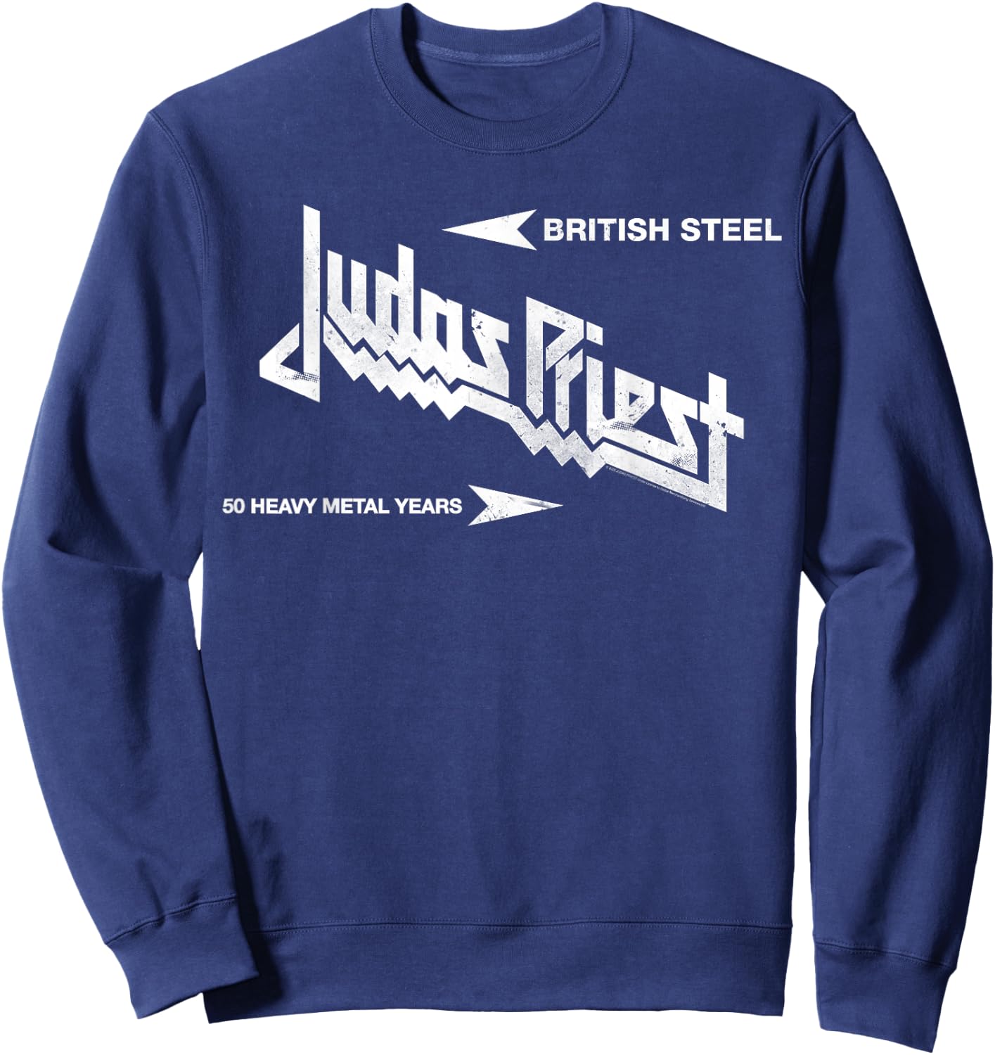 Judas Priest - British Steel Sweatshirt - Sweatshirt | Navy