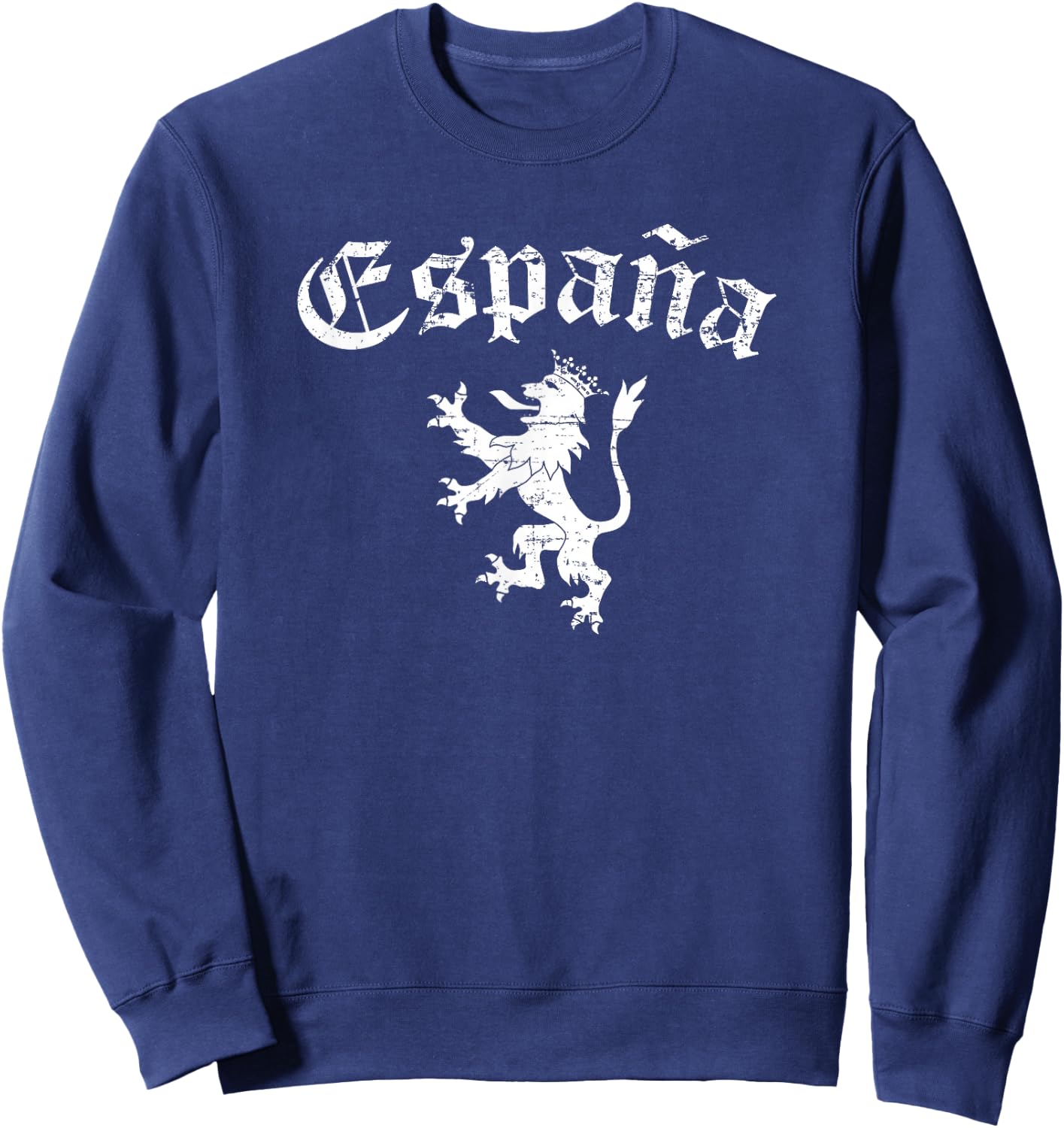Espana Spain Lion Symbol Spanish Spaniard Pride Sweatshirt - Sweatshirt | Navy