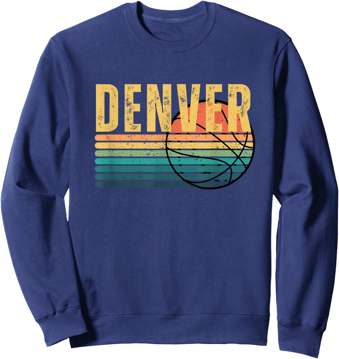Denver Retro Sweatshirt - Sweatshirt | Navy