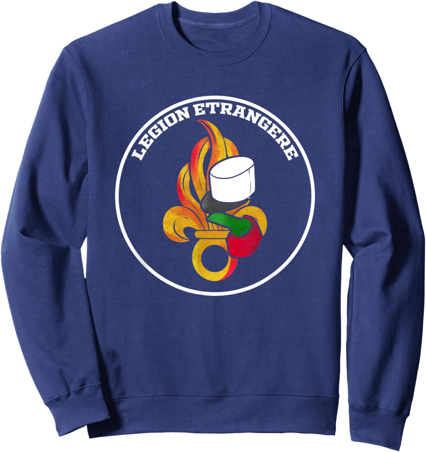 Legion Etrangere Crest & Uniform Sweatshirt - Sweatshirt | Navy