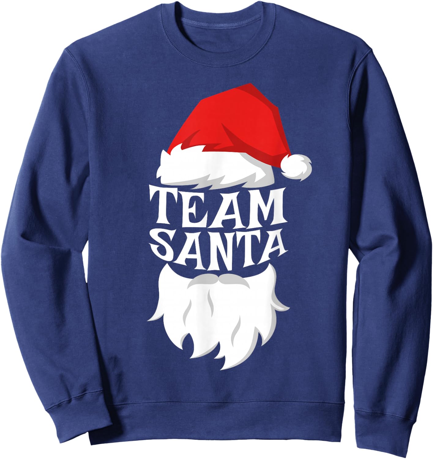 Team Santa Shirt Kids Adult Men Women Christmas Santa Squad Sweatshirt - Sweatshirt | Navy