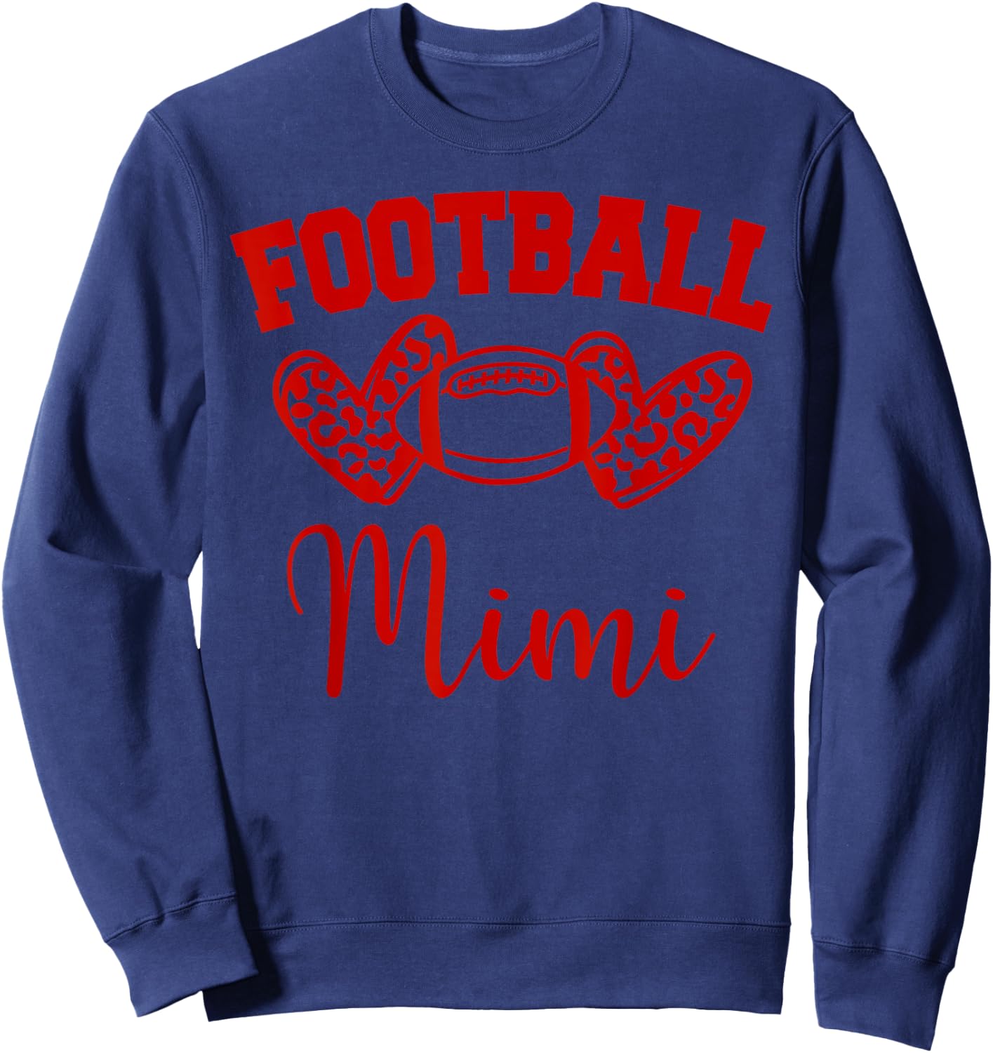 American Football Mimi Football Family Matching Sweatshirt - Sweatshirt | Navy