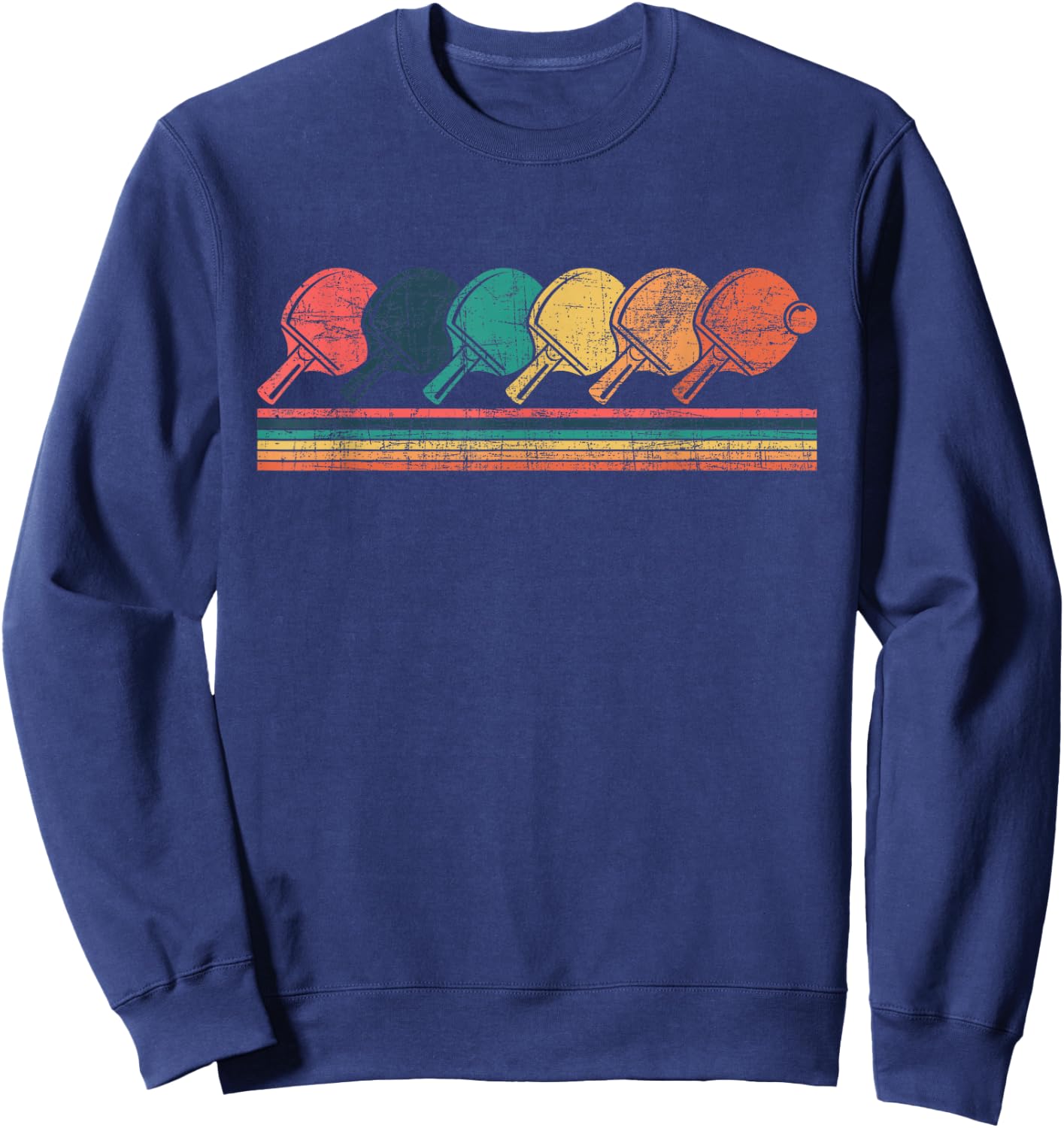Retro Table Tennis - Tournament Player Ping Pong Enthusiast Sweatshirt - Sweatshirt | Navy