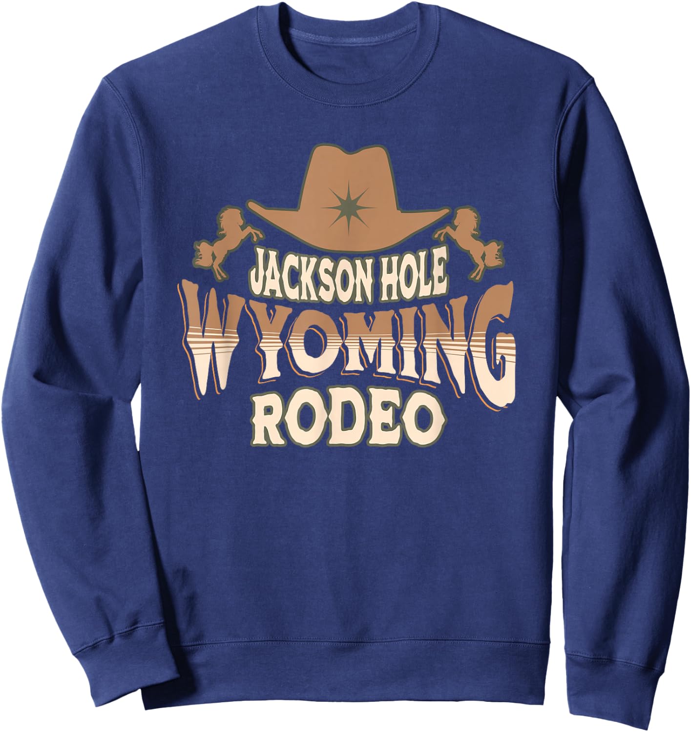 Jackson Hole Rodeo Wyoming Sweatshirt - Sweatshirt | Navy
