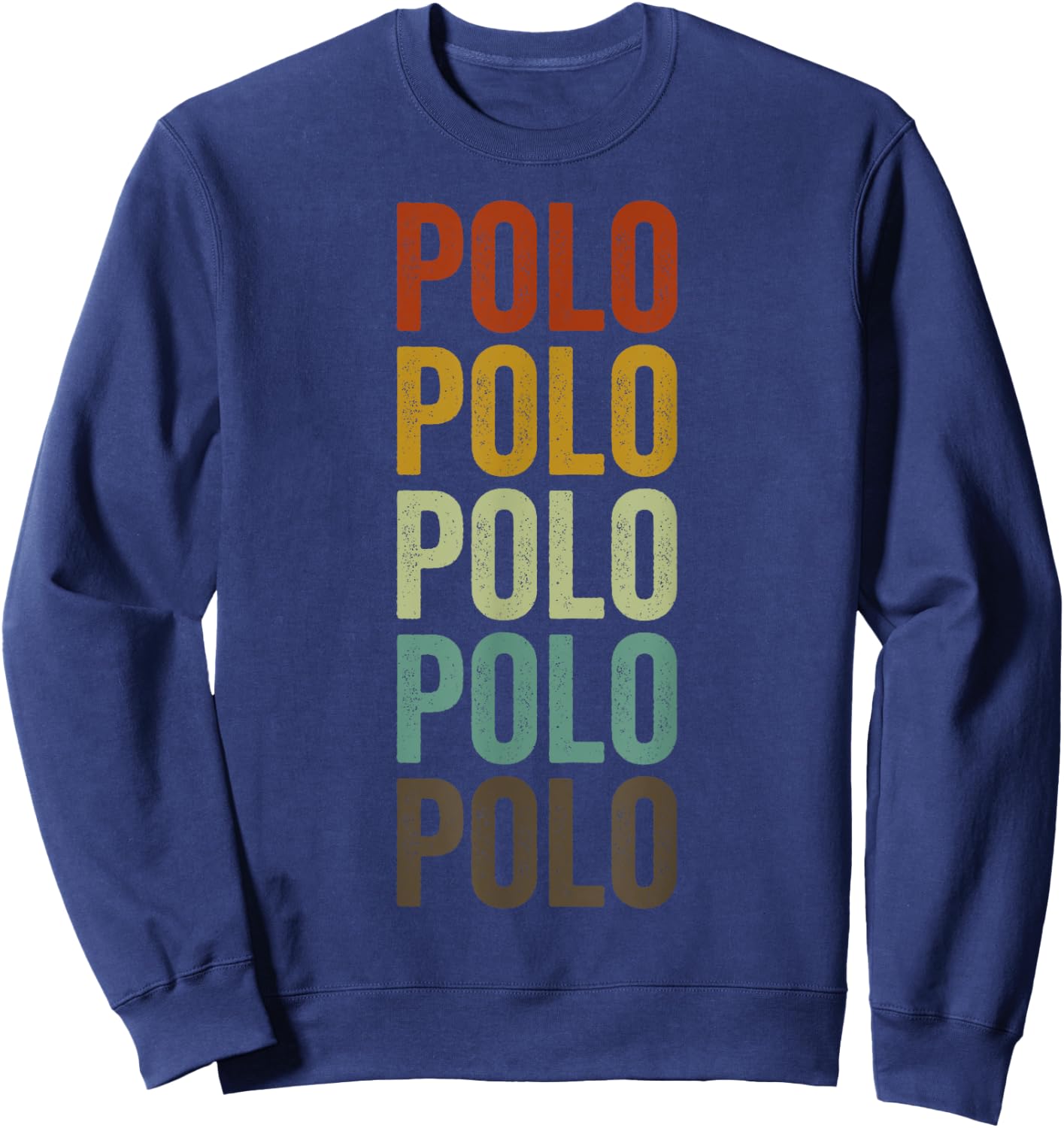 Polo Player Coach Team Sweatshirt - Sweatshirt | Navy
