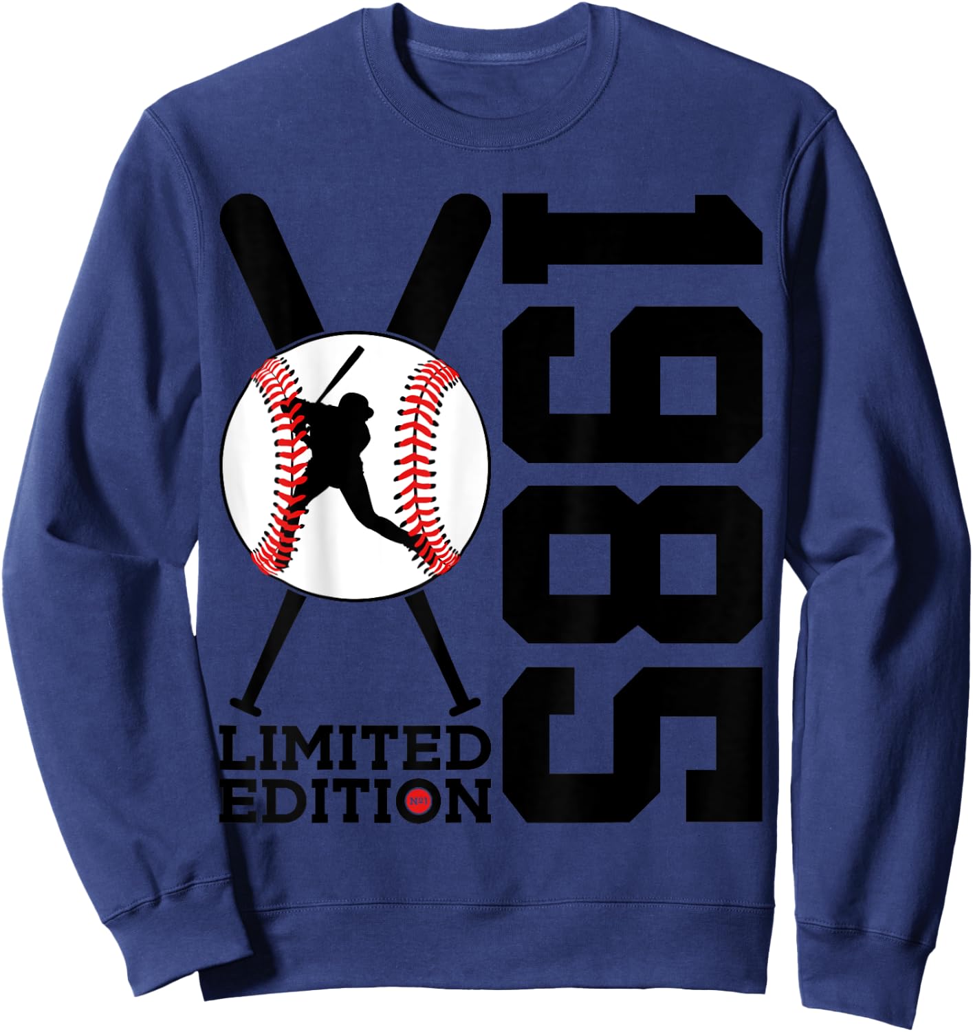 40th BIRTHDAY BASEBALL LIMITED EDITION 1985 Sweatshirt - Sweatshirt | Navy