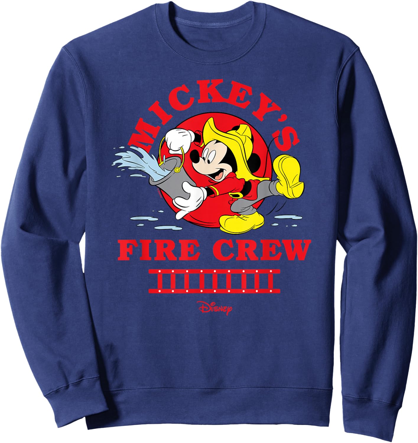 Mickey - FIre Crew Mickey Water Bucket Sweatshirt - Sweatshirt | Navy