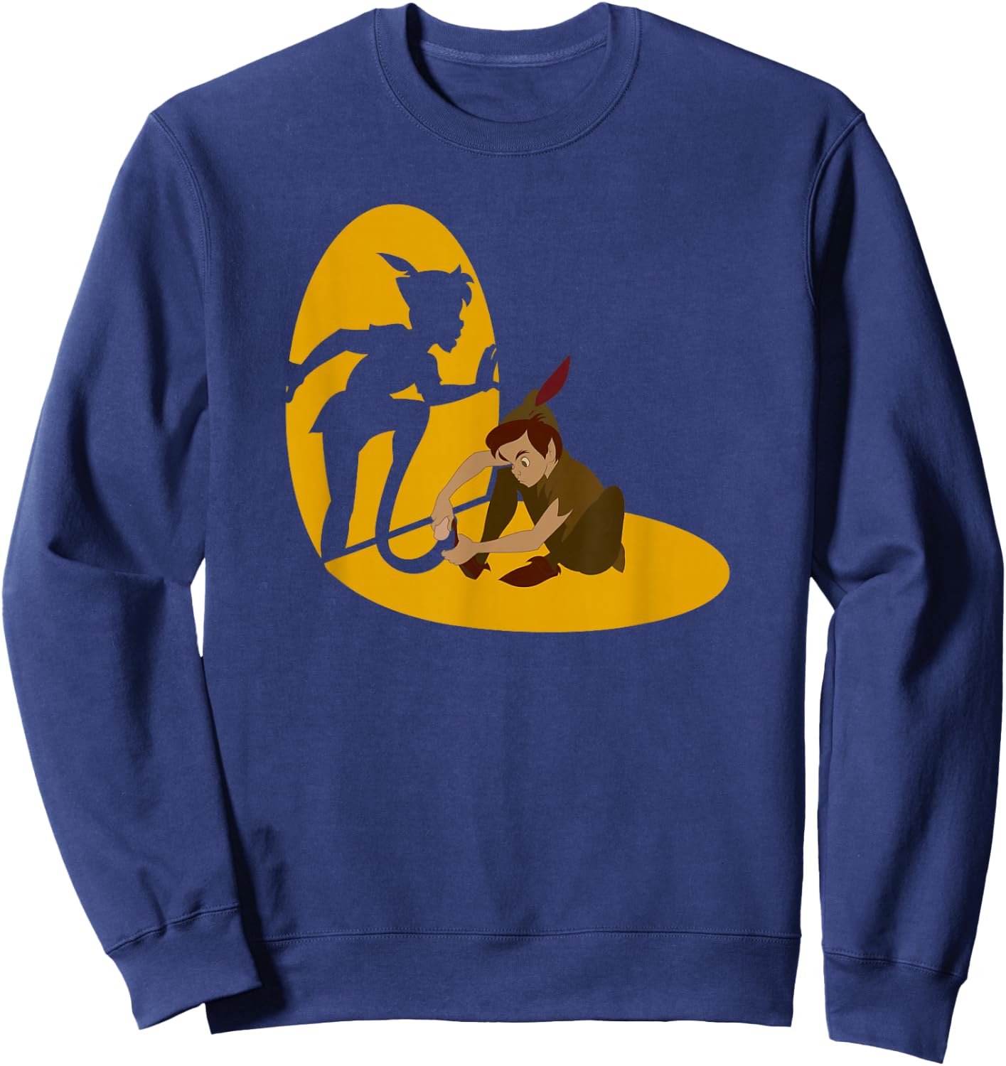 Disney Peter Pan Shadow Spotlight Poster Sweatshirt - Sweatshirt | Navy