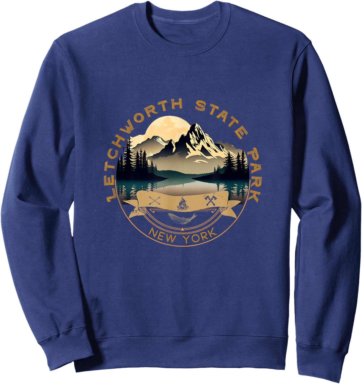 Letchworth State Park Vacation Apparel - Souvenir Sweatshirt - Sweatshirt | Navy