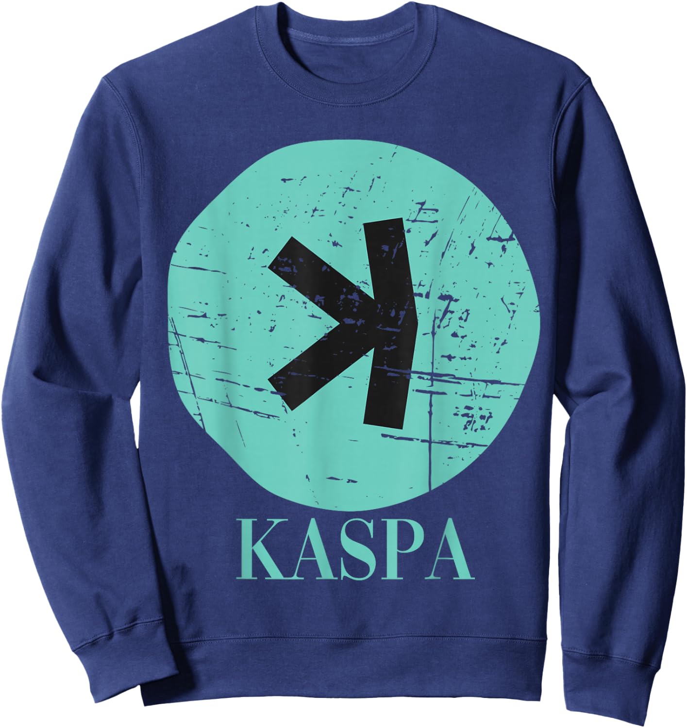 Kaspa Crypto Coin Bullrun 2024 Freedom Cryptocurrency Sweatshirt - Sweatshirt | Navy