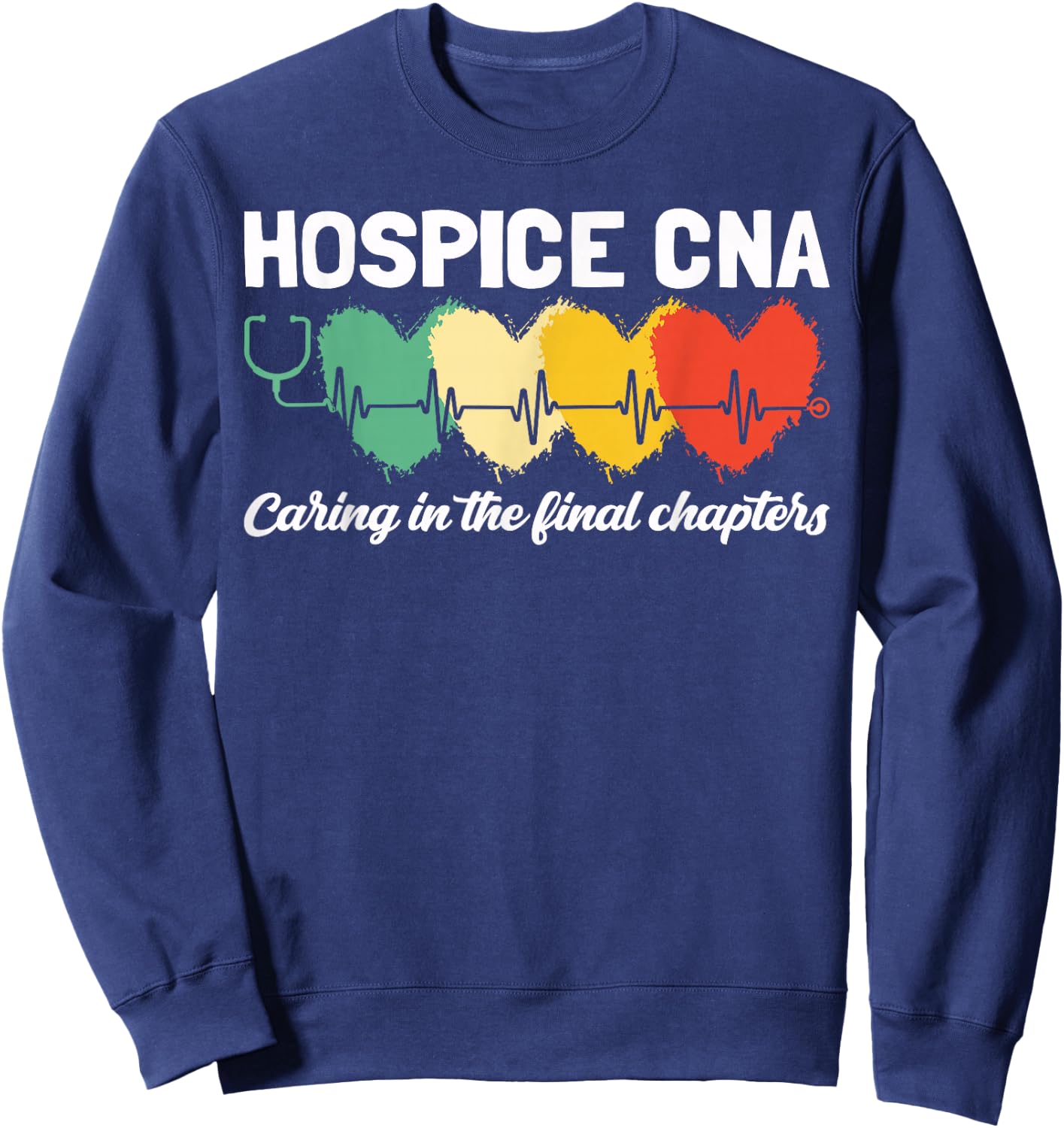 Hospice CNA Certified Nurse Assistant Palliative Care Sweatshirt - Sweatshirt | Navy