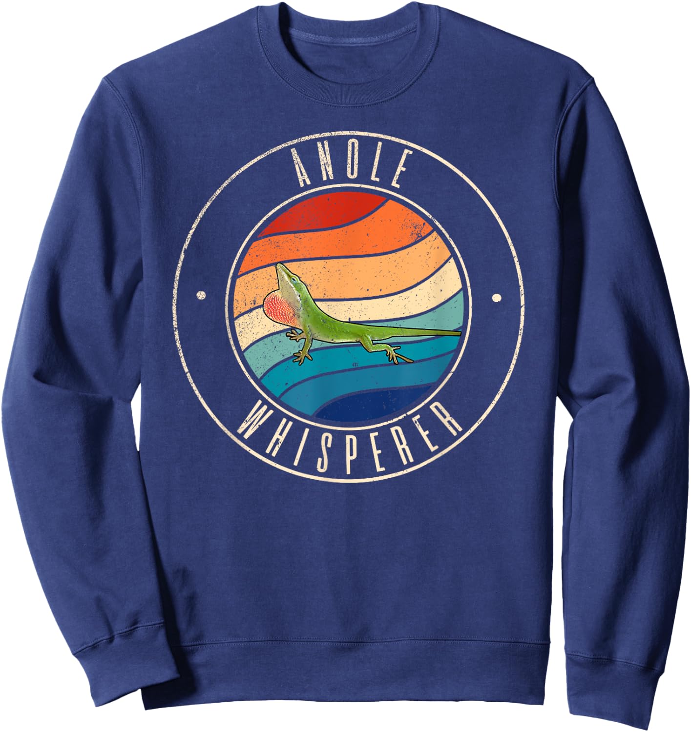 Anole Whisperer Sweatshirt - Sweatshirt | Navy