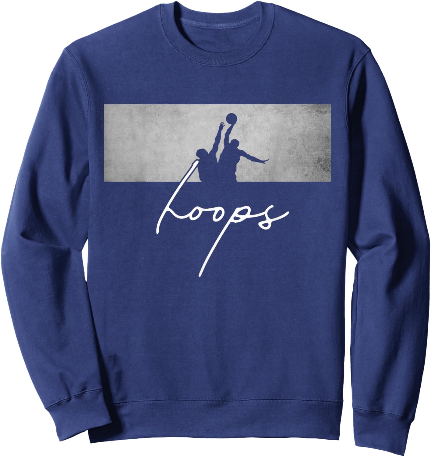 BASBO -Kids Basketball - Black, Small Sweatshirt - Sweatshirt | Navy
