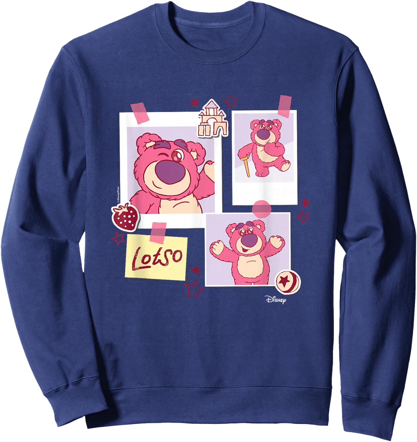 Toy Story - Lotso Grid Sweatshirt - Sweatshirt | Navy