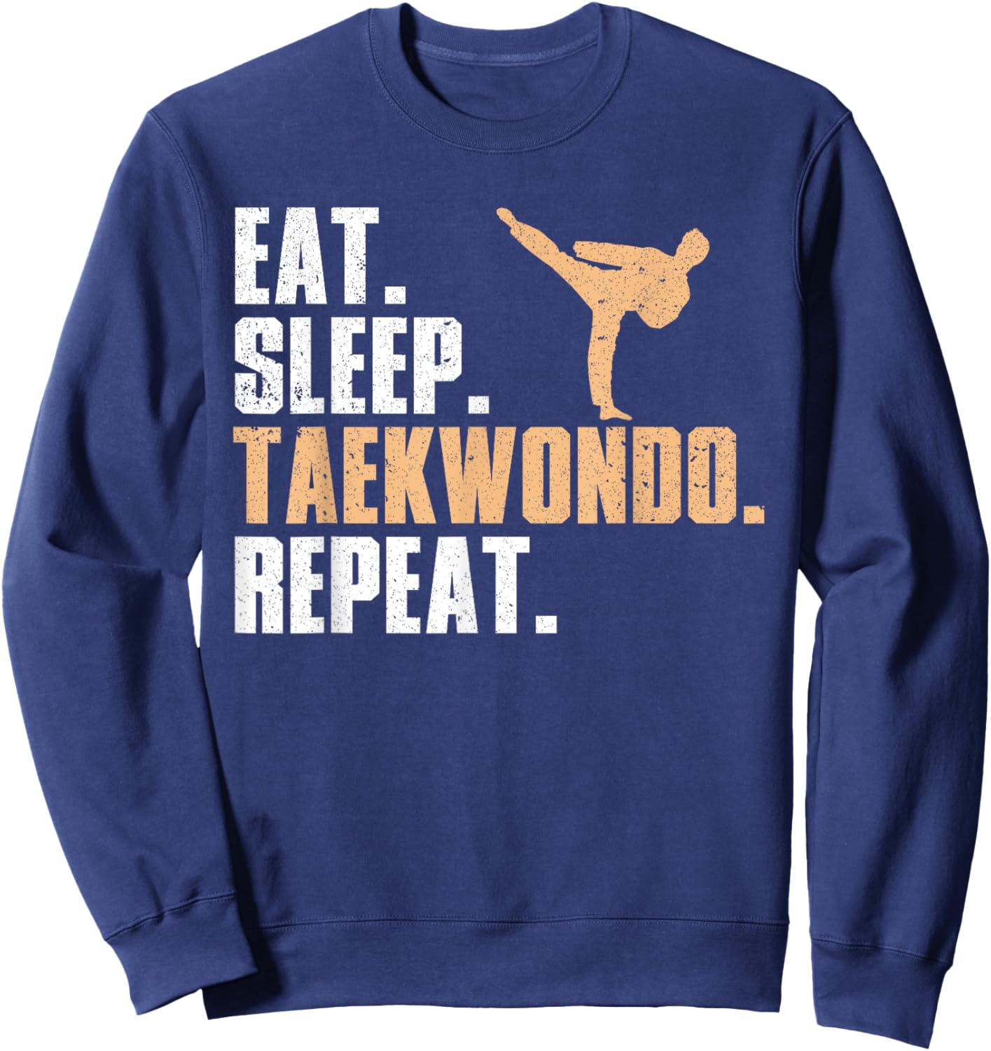 Funny Taekwondo Design For Boys Girls Tae Kwon Do Fighters Sweatshirt - Sweatshirt | Navy