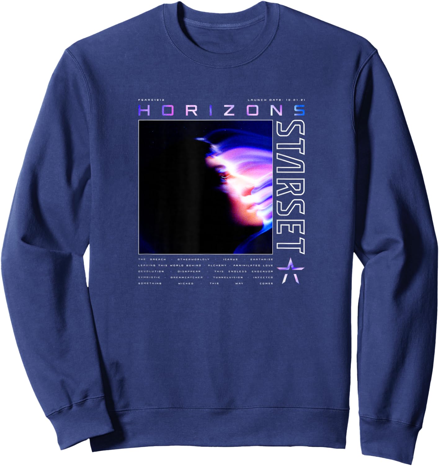 Starset - Horizons Cover Sweatshirt - Sweatshirt | Navy
