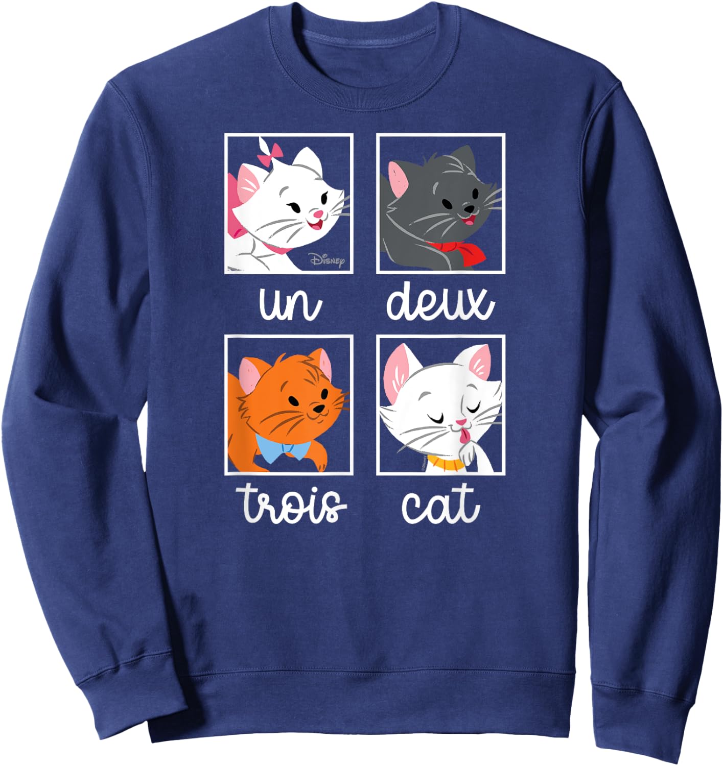 Disney - Un, Deux, Trois, Cat Sweatshirt - Sweatshirt | Navy