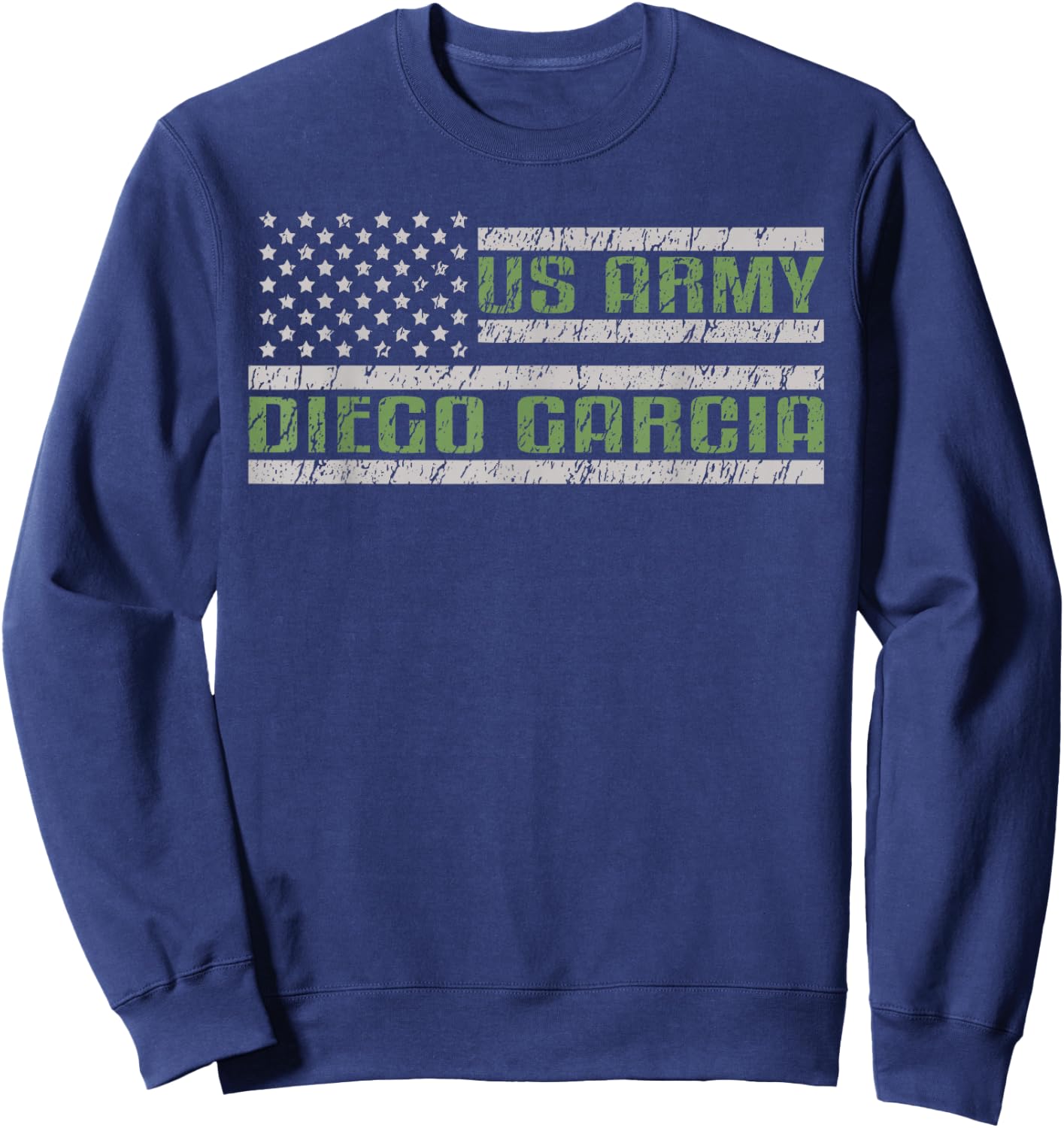 Diego Garcia US Military Installation Army Base Sweatshirt - Sweatshirt | Navy