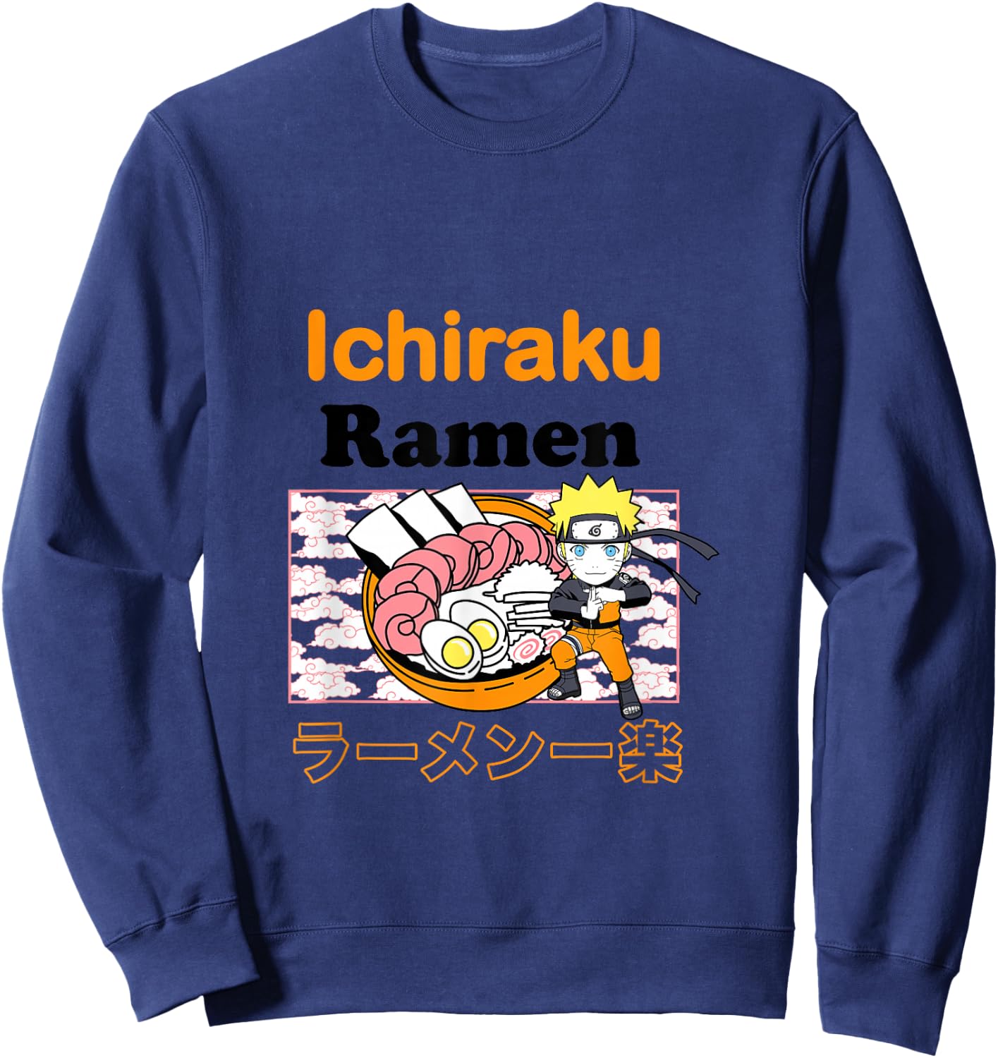 Naruto Shippuden Ichiraku Ramen Classic Sweatshirt - Sweatshirt | Navy