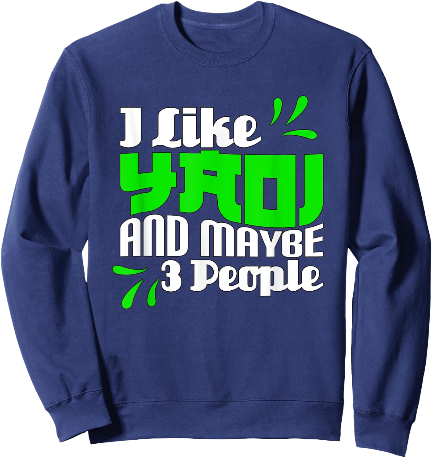 Fujoshi I Yaoi BL Love Manga Sweatshirt - Sweatshirt | Navy