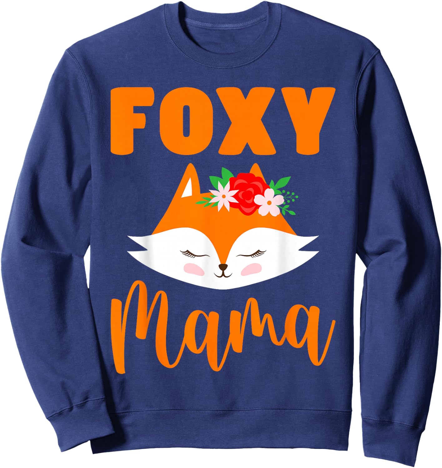 Foxy Mama Fox Mama Sweatshirt - Sweatshirt | Navy