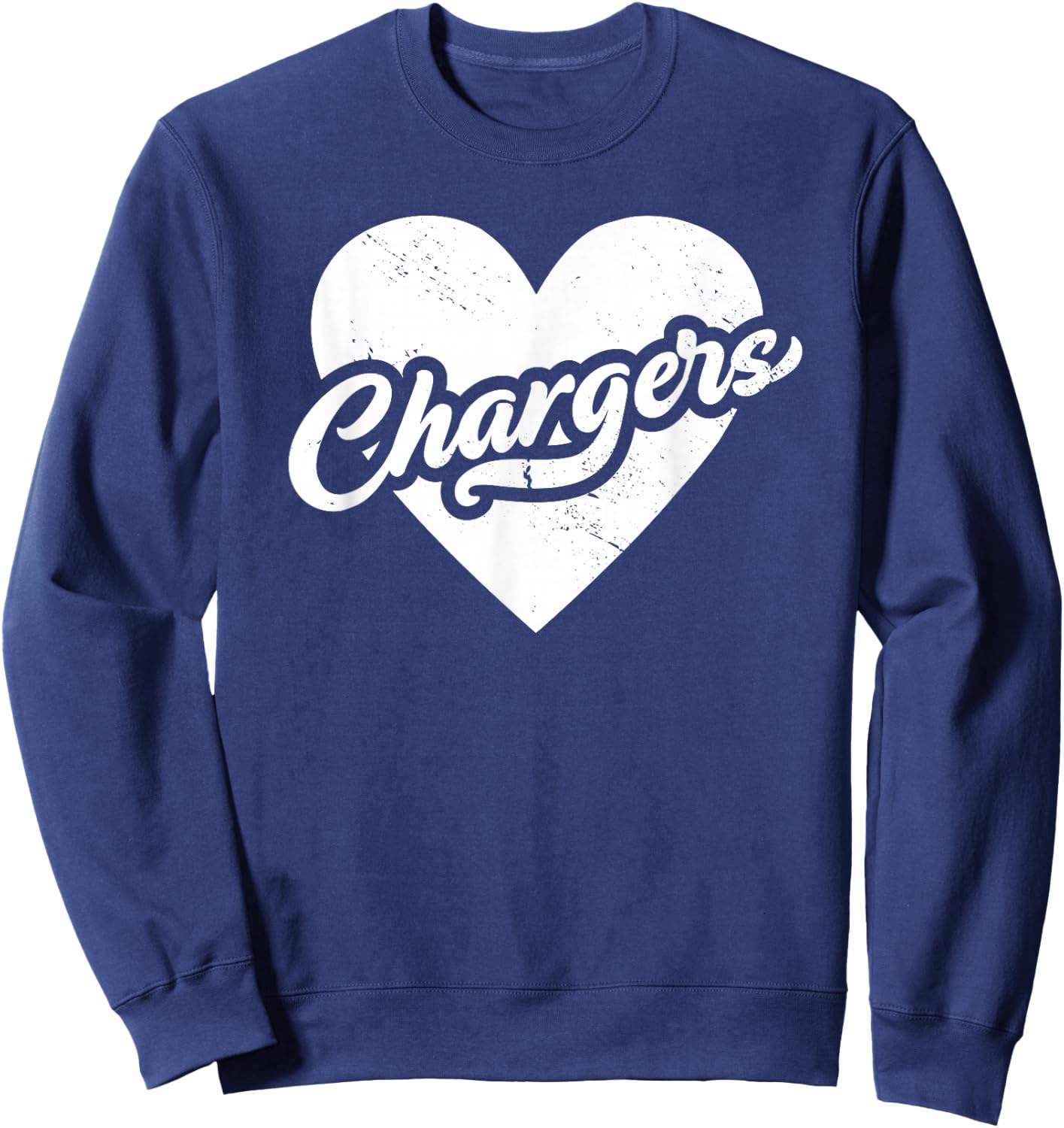 Vintage Chargers School Spirit Go Chargers Love Sweatshirt - Sweatshirt | Navy