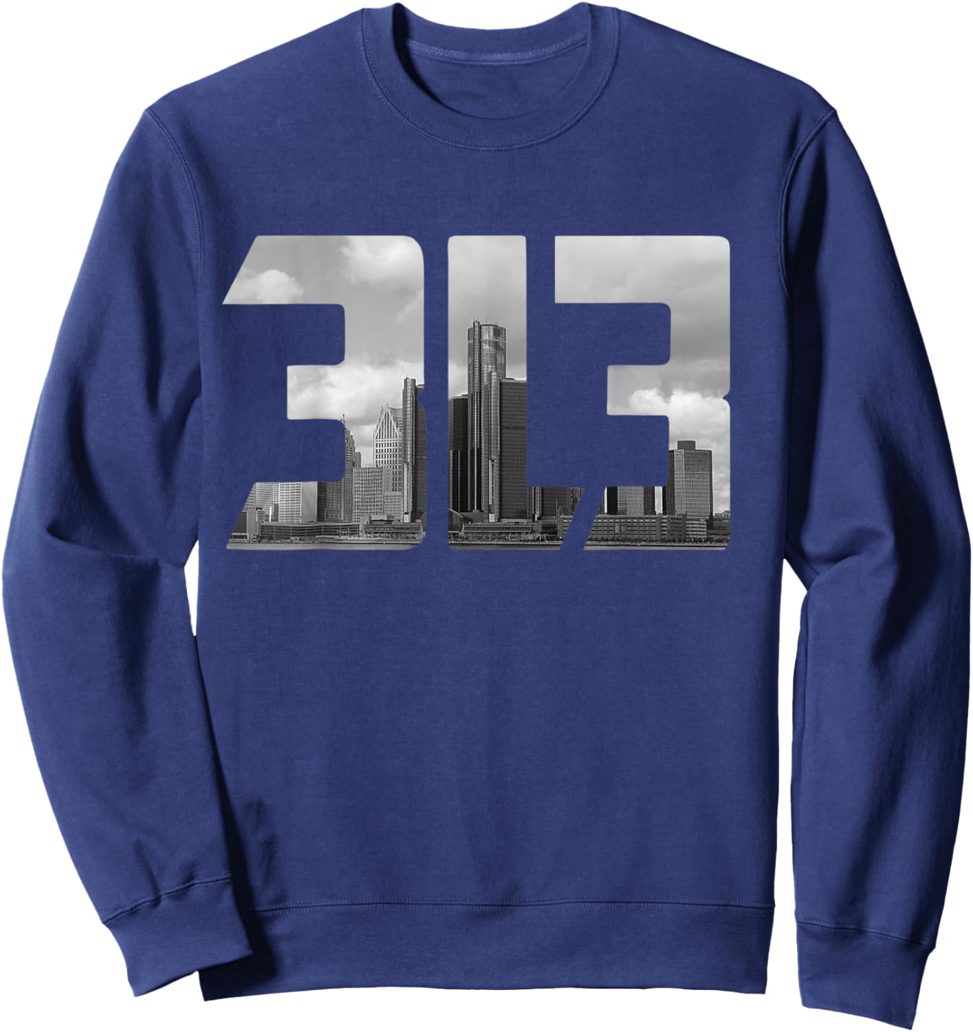 Detroit 313 Sweatshirt - Sweatshirt | Navy