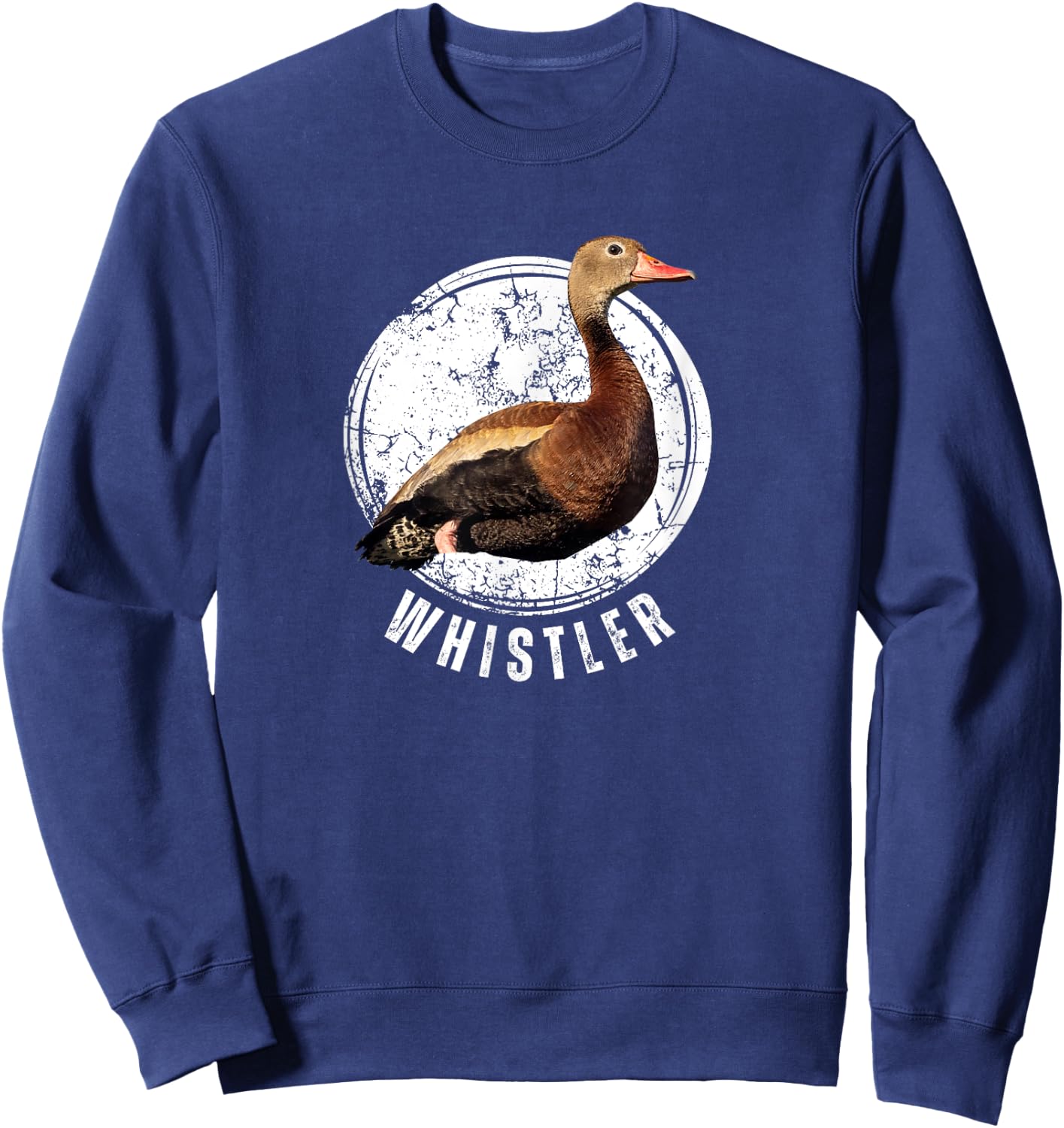 Whistling Duck Shirt Black Bellied Whistling Duck Hunting Sweatshirt - Sweatshirt | Navy