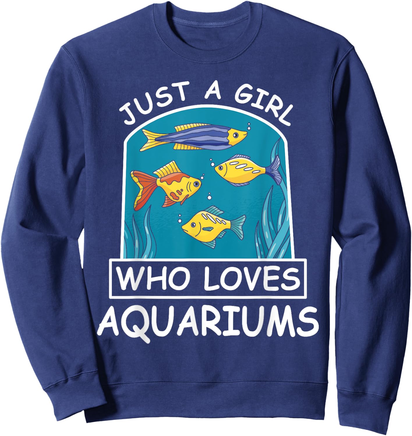 Aquarist Aquarium Tech Aquarium Fishkeeping Fish Sweatshirt - Sweatshirt | Navy