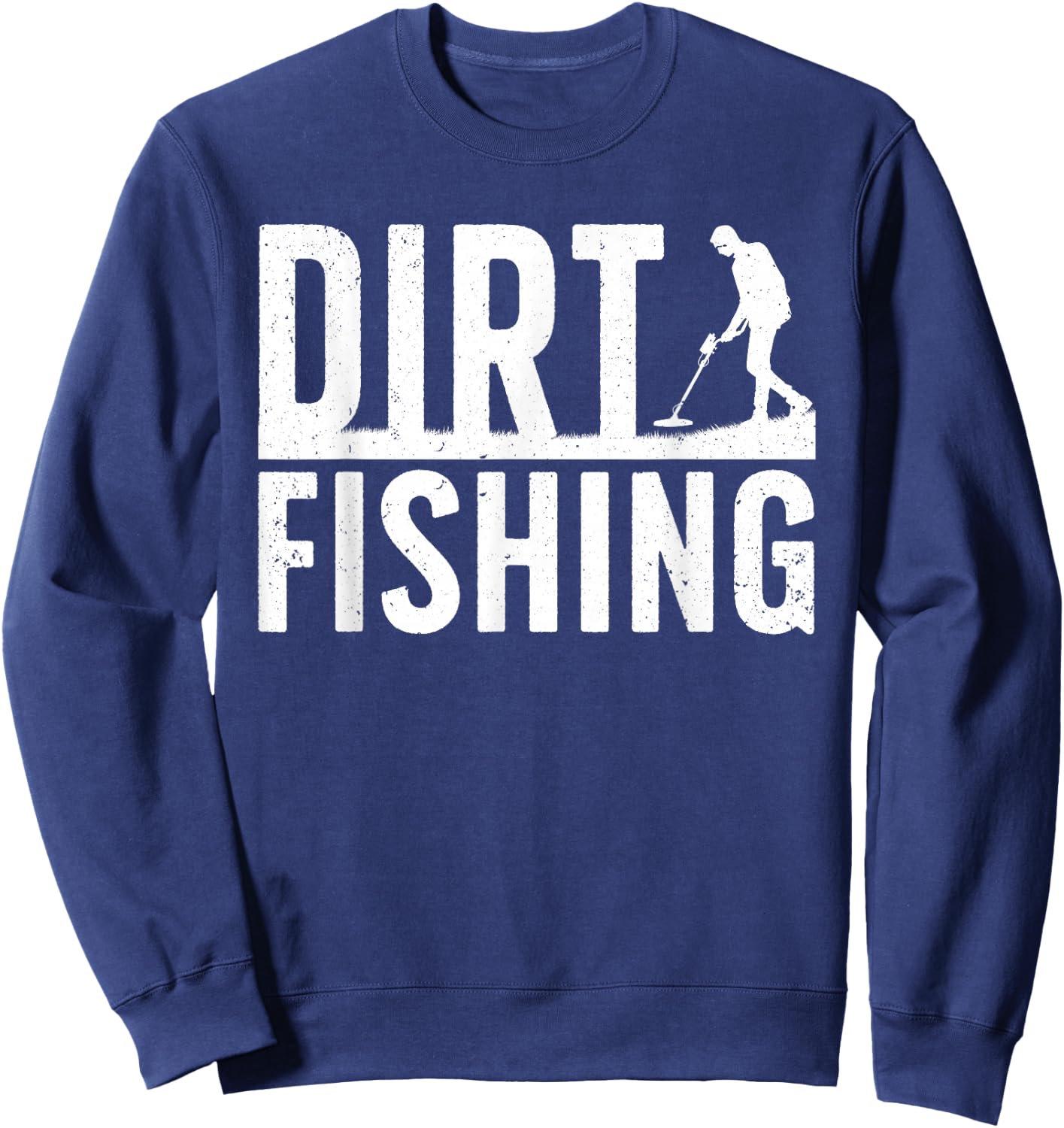 Cool Metal Detecting Women Detector Treasure Hunting Sweatshirt - Sweatshirt | Navy