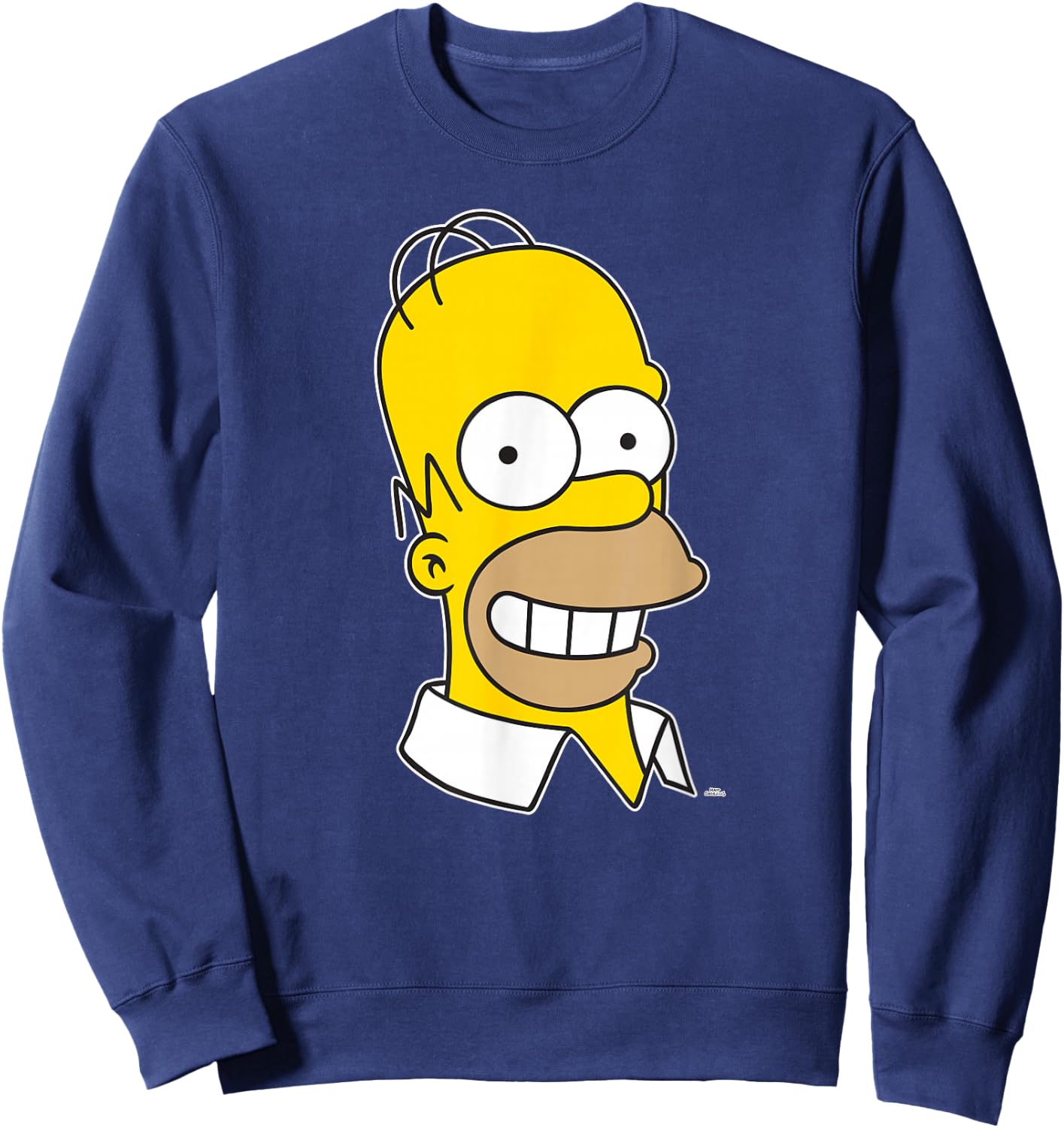 The Simpsons Homer Simpson Face Sweatshirt - Sweatshirt | Navy
