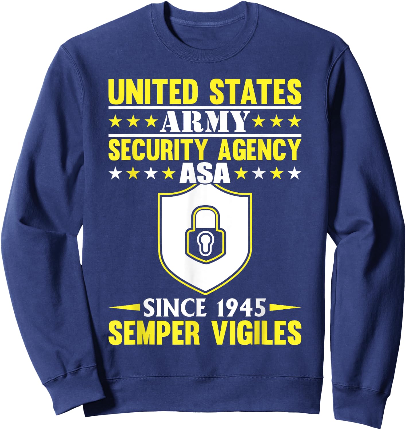 Fbi Jacket Army Security Agency National Security Agency Sweatshirt - Sweatshirt | Navy