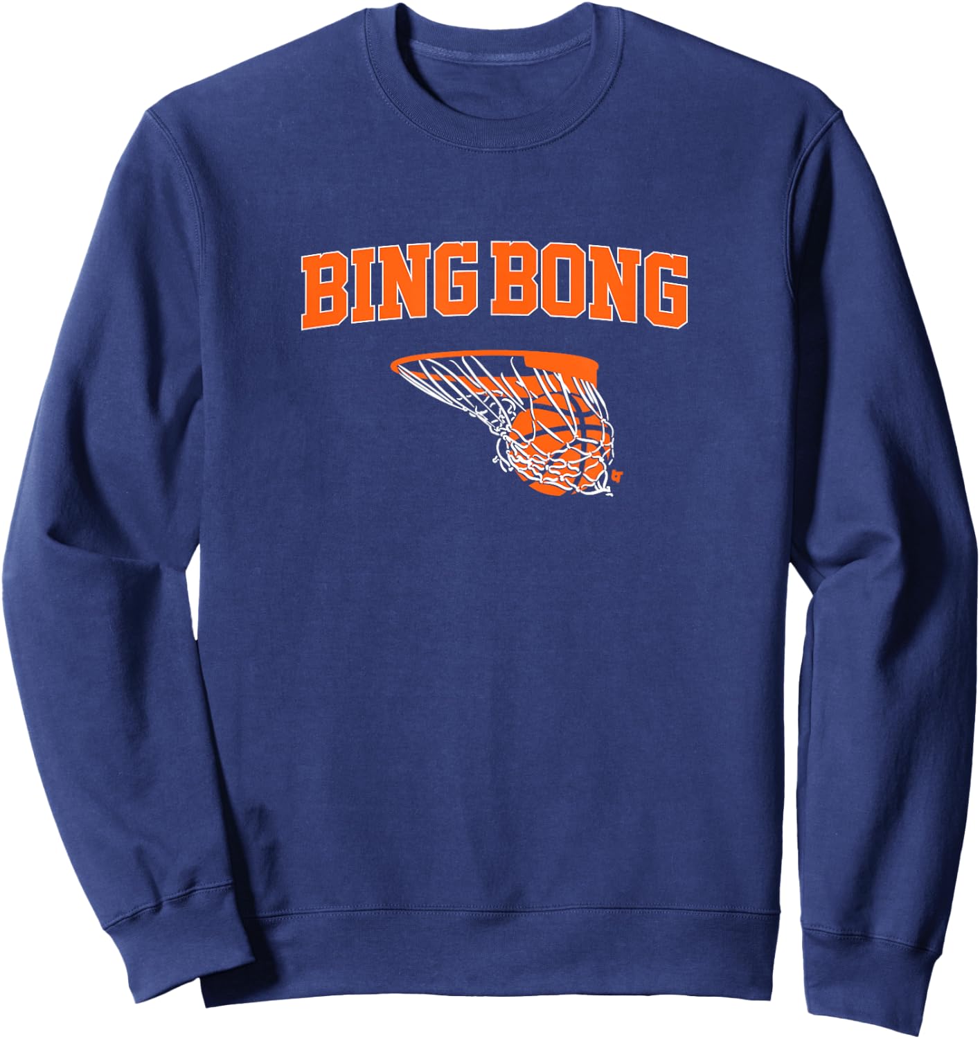 Bing Bong - New York Basketball Sweatshirt - Sweatshirt | Navy