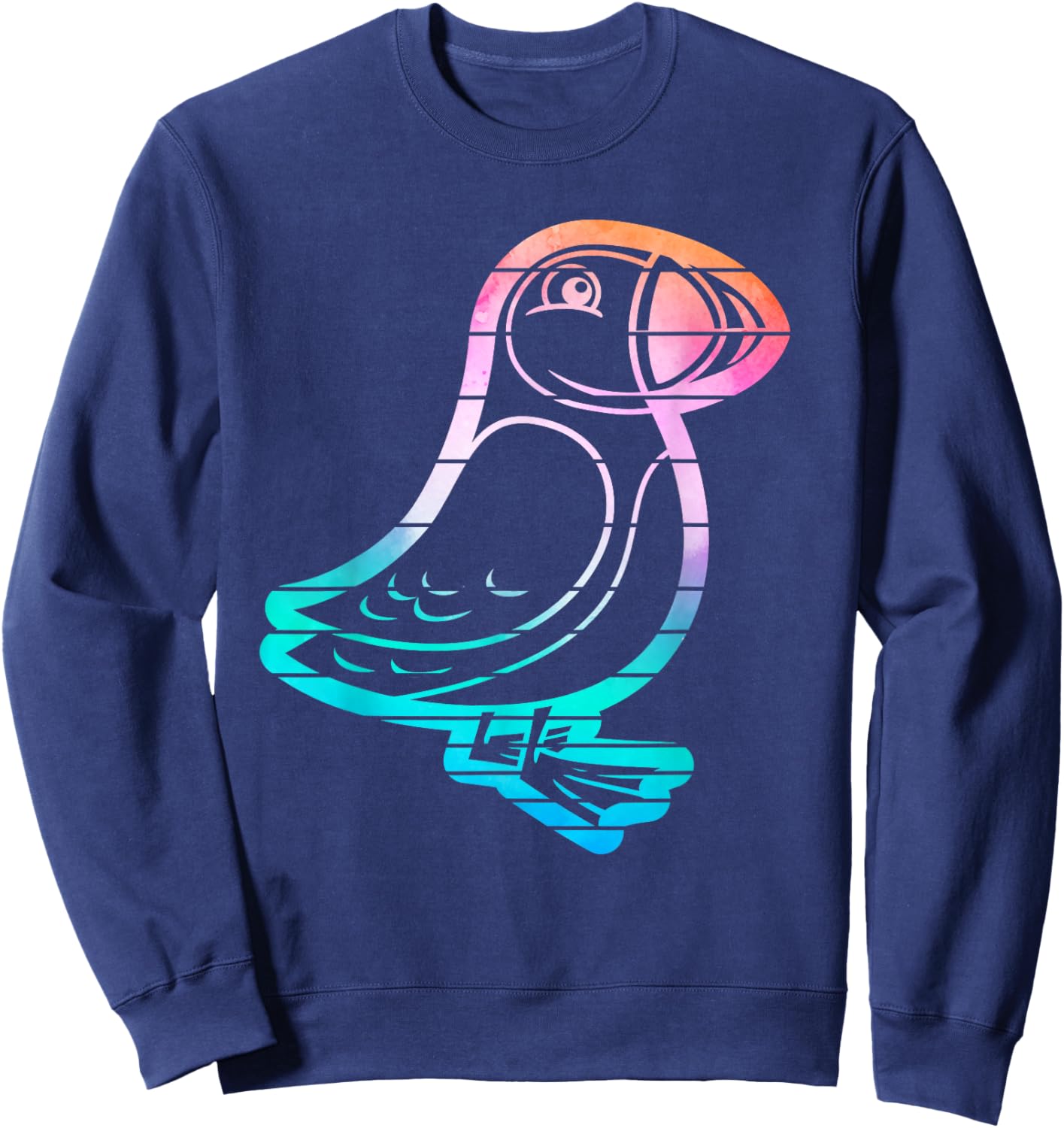 Puffin Seabird Iceland Bird Puffin Sweatshirt - Sweatshirt | Navy