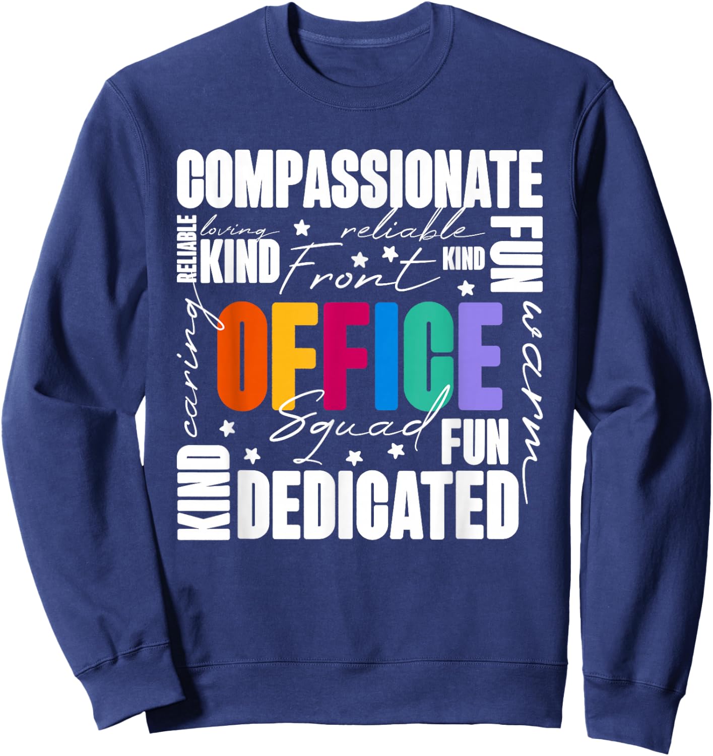 Office Squad, Office Staff Team Sweatshirt - Sweatshirt | Navy