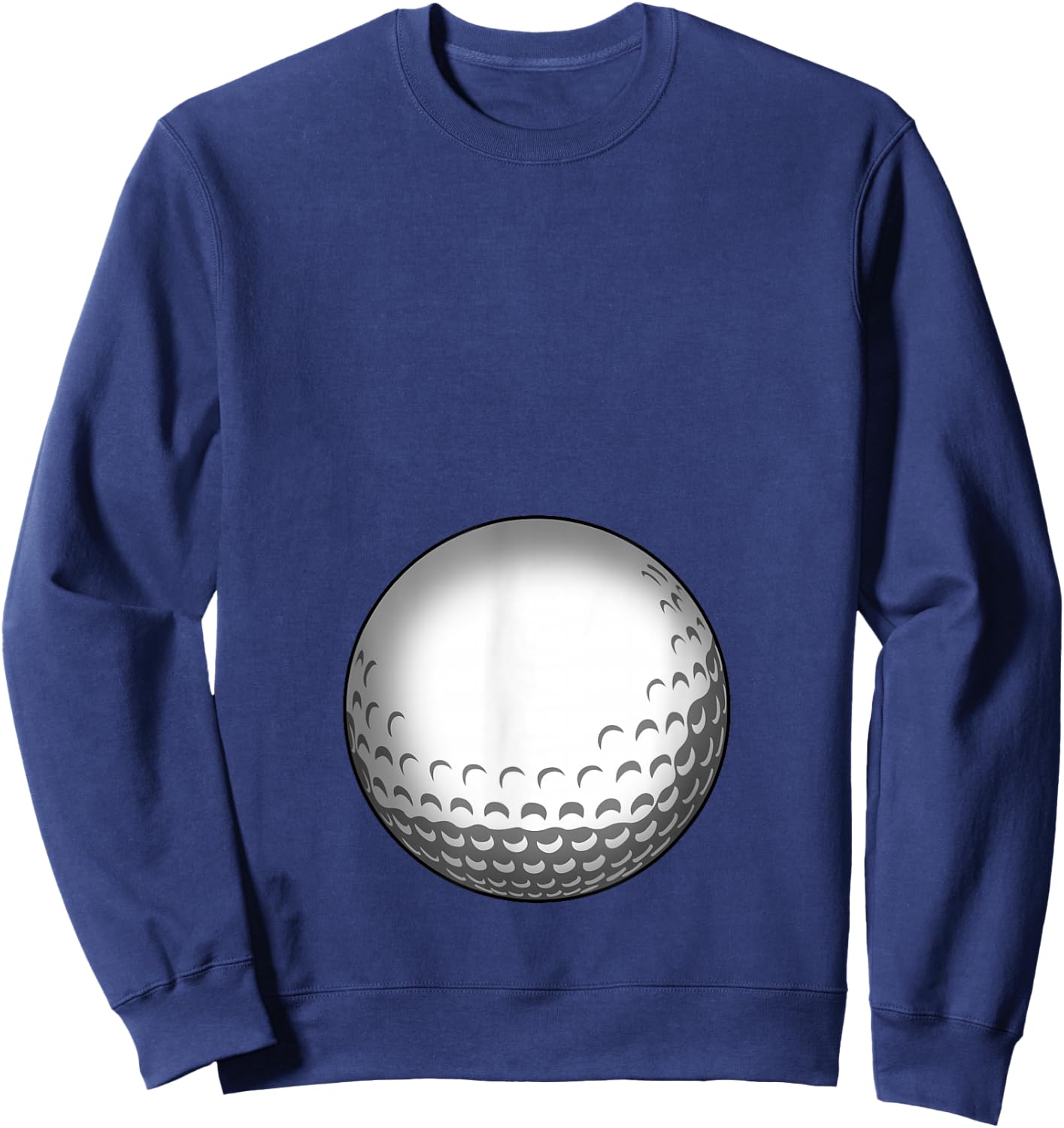 Funny Golf Player Baby Belly Mum Sweatshirt - Sweatshirt | Navy