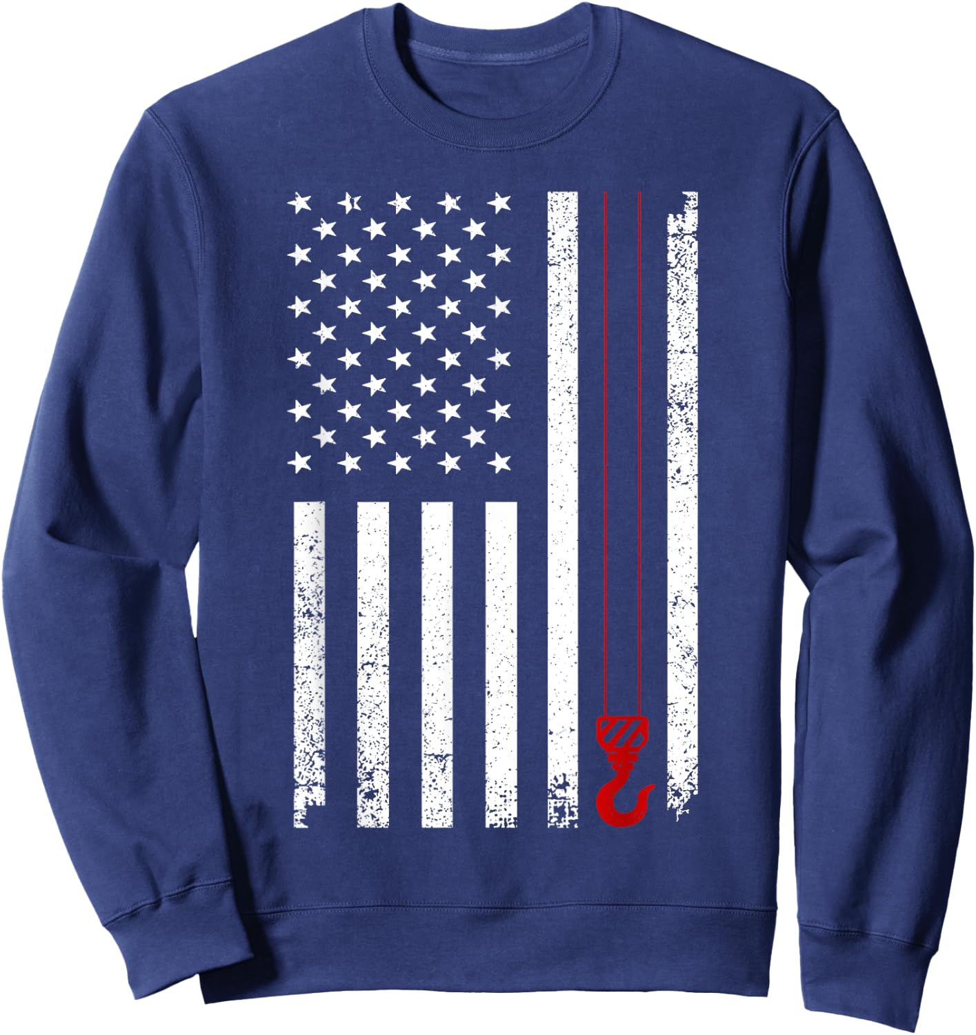 Cool Crane Operator Art Women Tower Crane Operator Sweatshirt - Sweatshirt | Navy