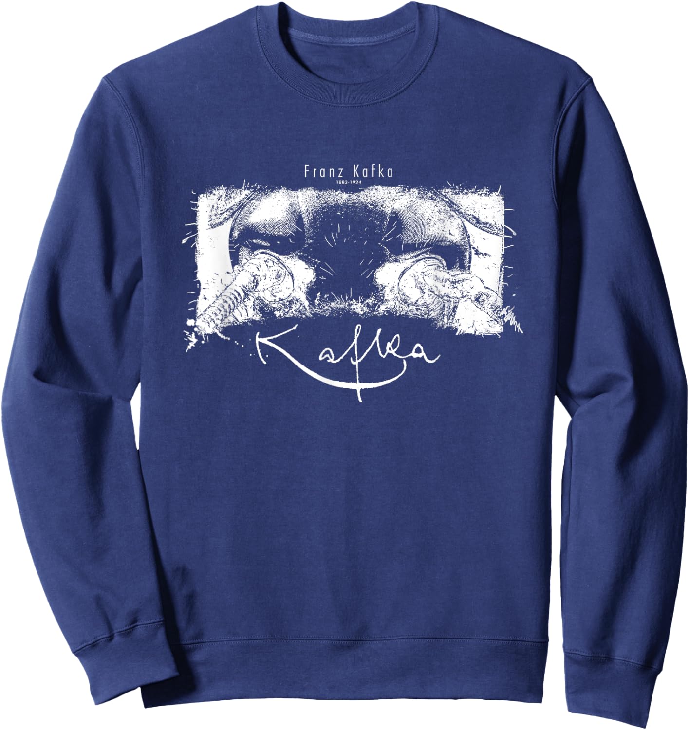 Franz Kafka, The Process, Literature, Writer, Book Sweatshirt - Sweatshirt | Navy