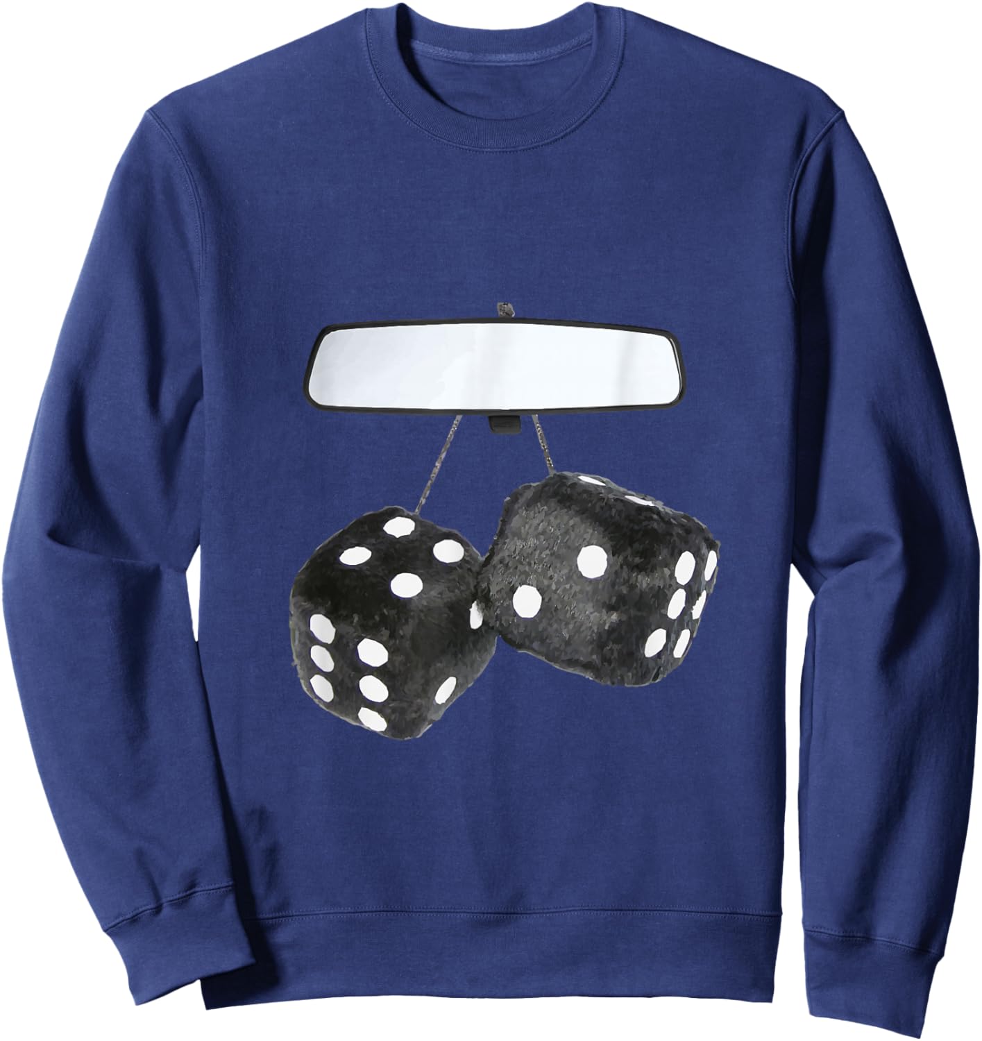 Fluffy Dice Sweatshirt - Sweatshirt | Navy