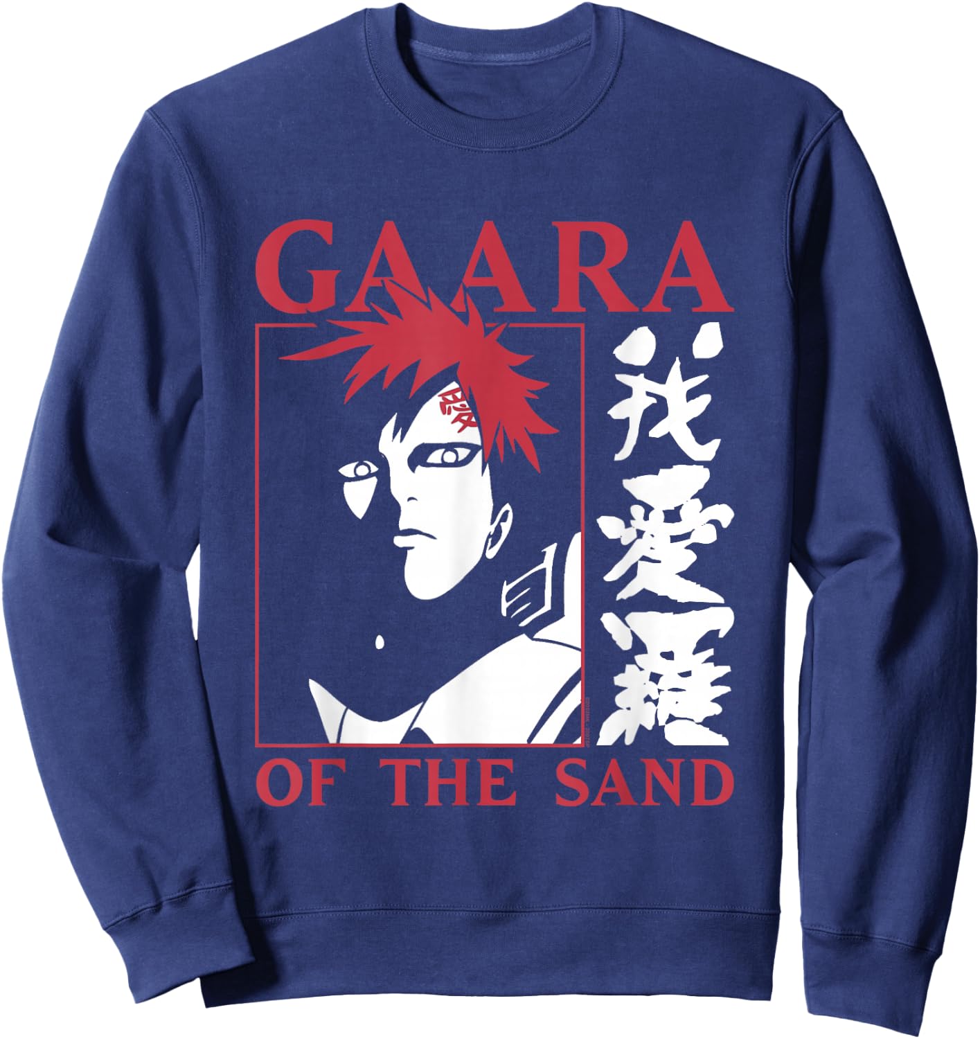 Naruto Shippuden Gaara of The Sand Sweatshirt - Sweatshirt | Navy